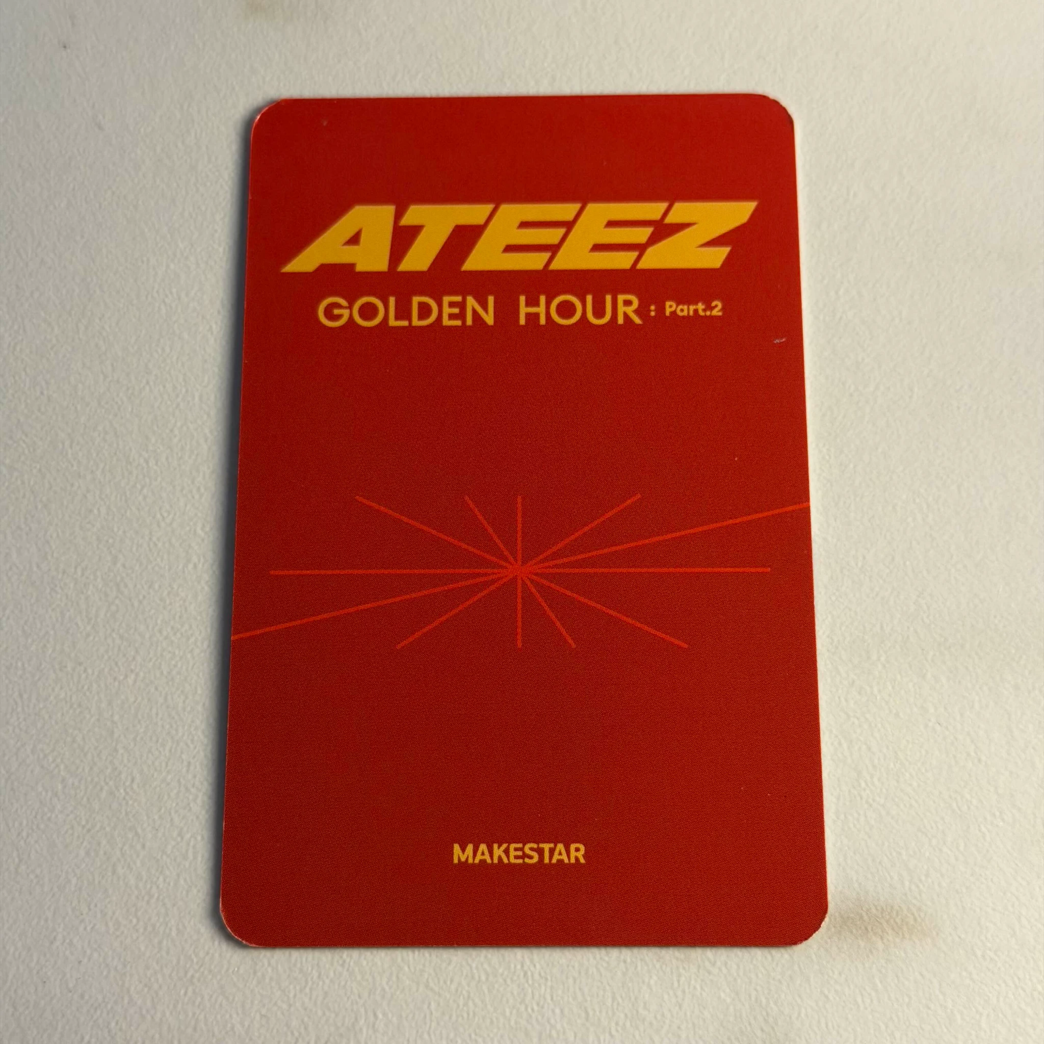 ATEEZ San ATEEZ - San - Golden Hour : Part.2 Album makestar pob (pre-order benefit) lucky draw listing photo 2