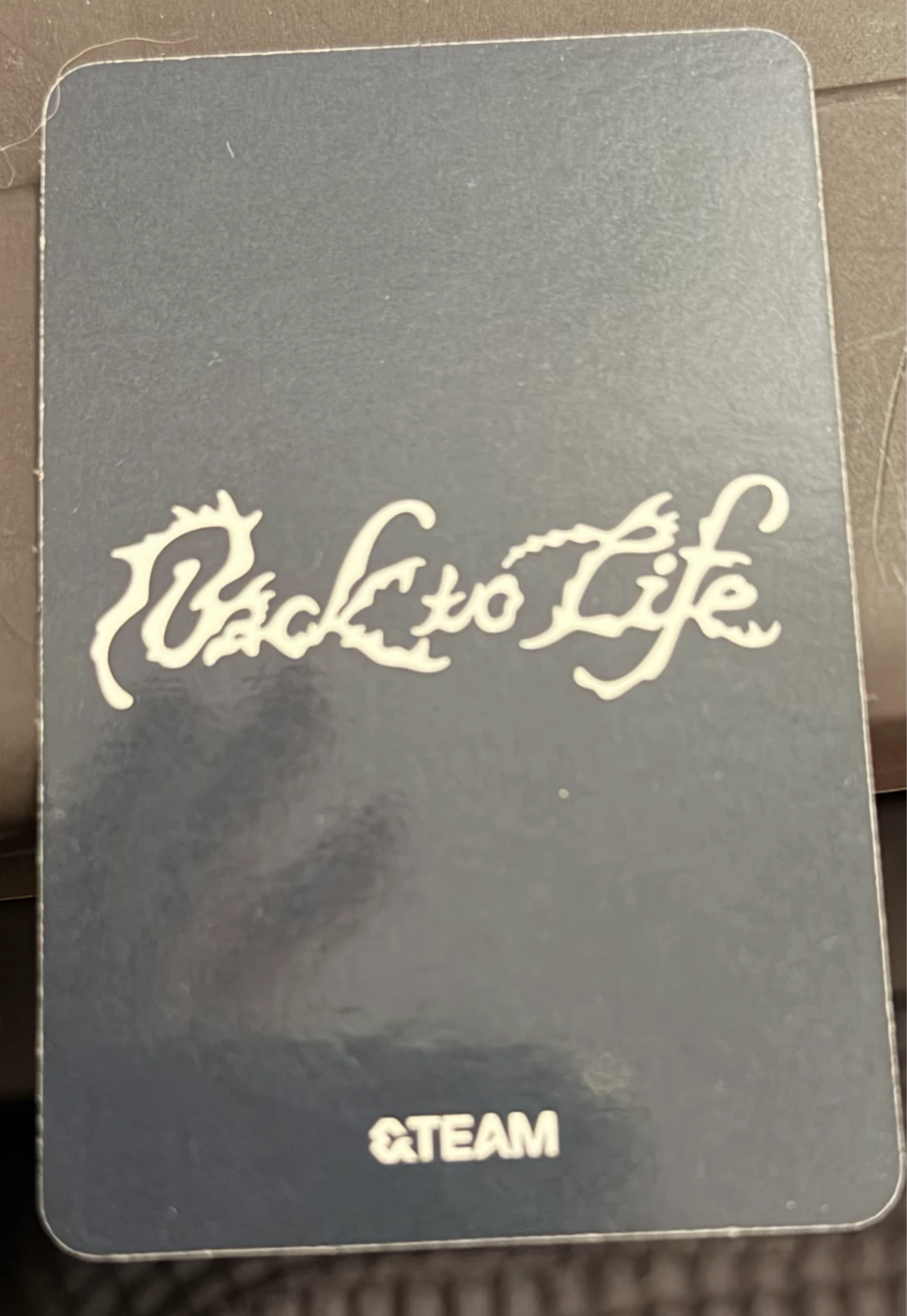&TEAM EJ &TEAM - EJ - Back to Life  Album A version roar version album photocard listing photo 2