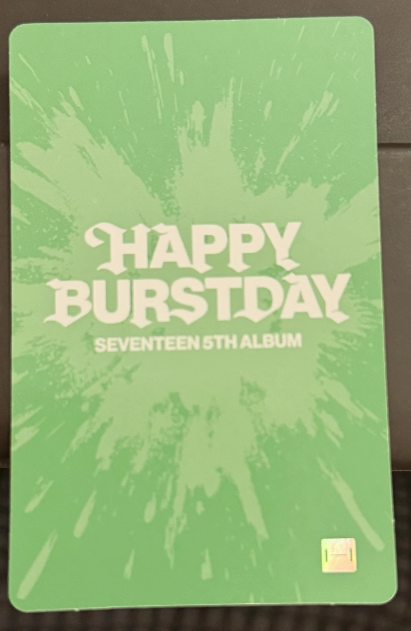 SEVENTEEN Dino SEVENTEEN - Dino - HAPPY BURSTDAY Album weverse global shop (wvg) lucky draw round 1 listing photo 2