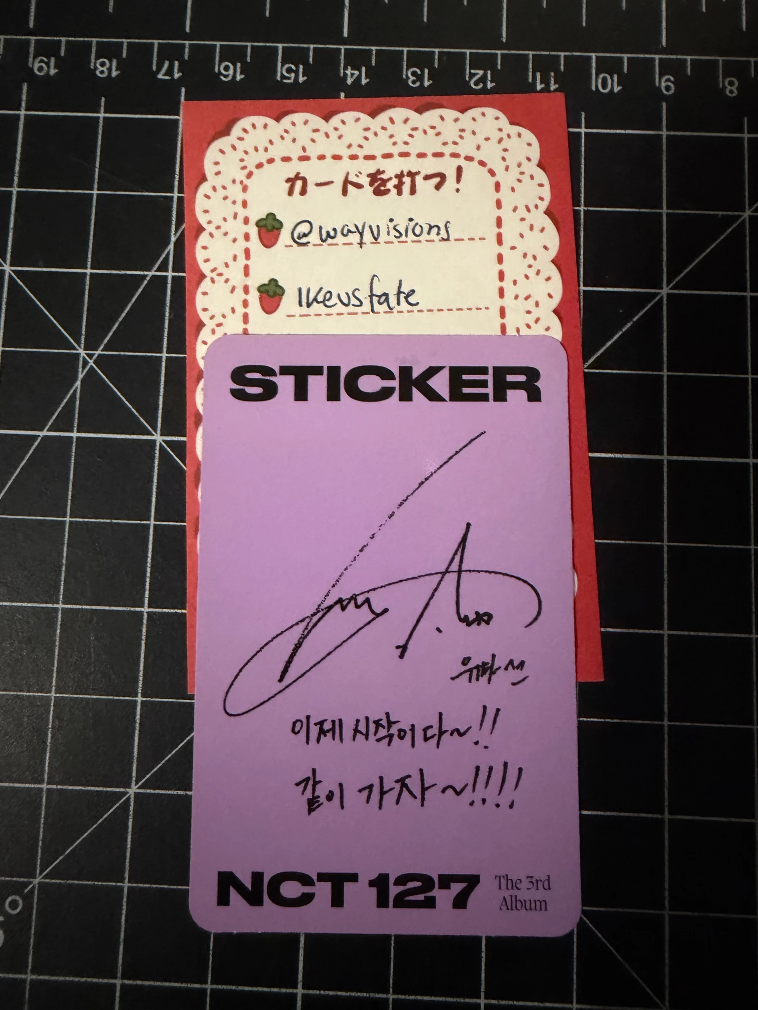 NCT 127 Yuta NCT 127 - Yuta  - Sticker Album listing photo 2