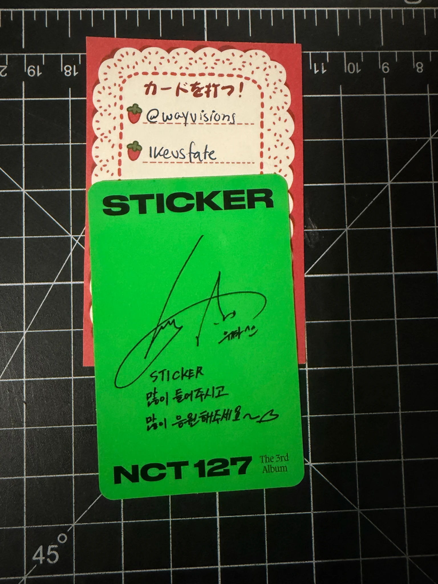 NCT 127 Yuta NCT 127 - Yuta  - Sticker Album listing photo 2