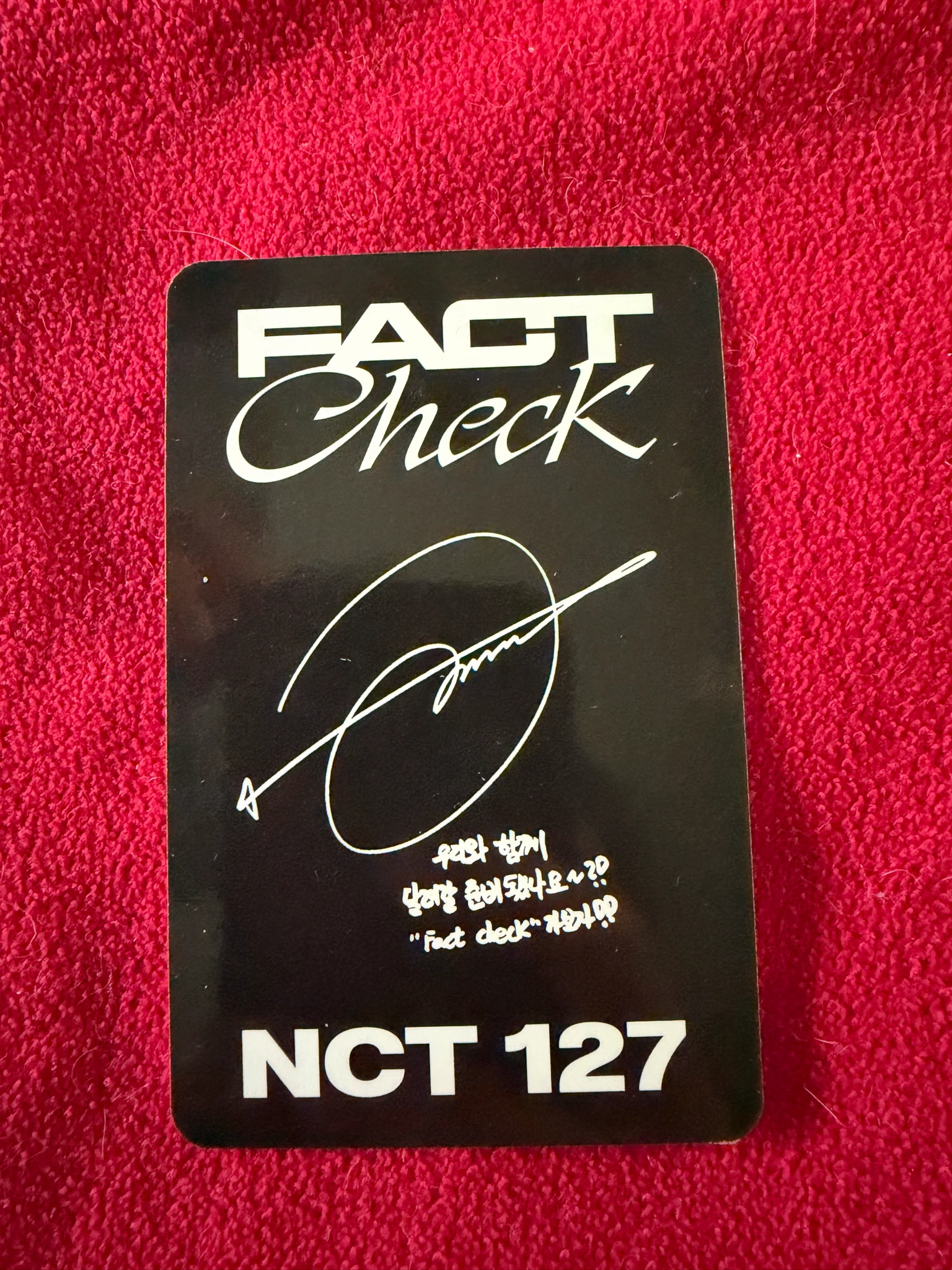 NCT 127 Jungwoo NCT 127 - Jungwoo - Fact Check Album listing photo 2