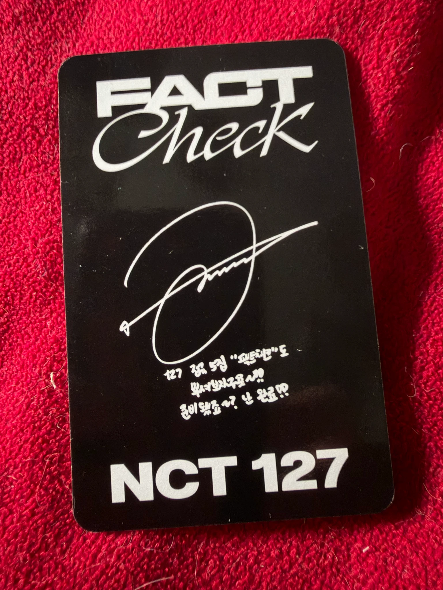 NCT 127 Jungwoo NCT 127 - Jungwoo - Fact Check Album listing photo 2