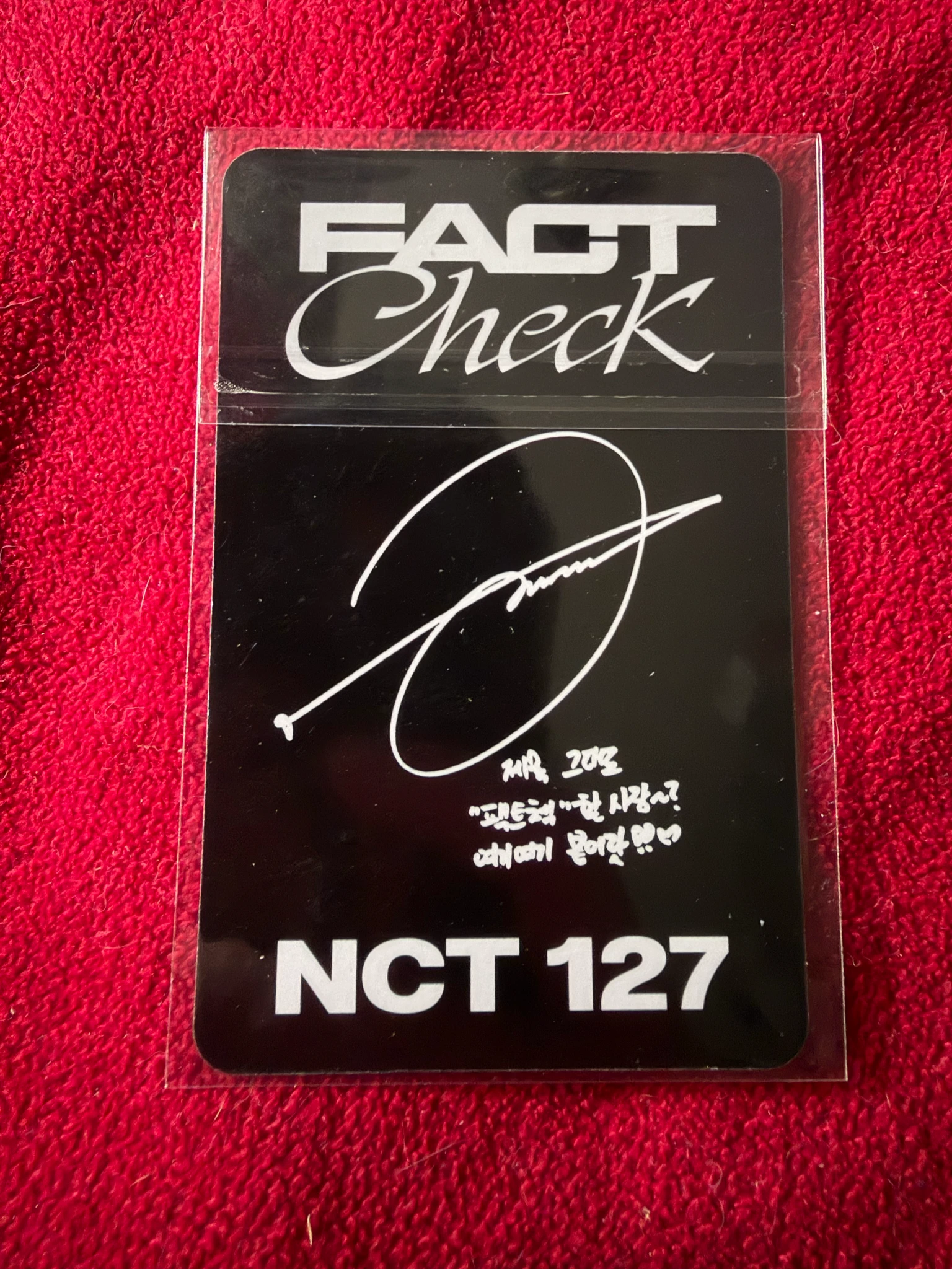 NCT 127 Jungwoo NCT 127 - Jungwoo - Fact Check Album listing photo 2