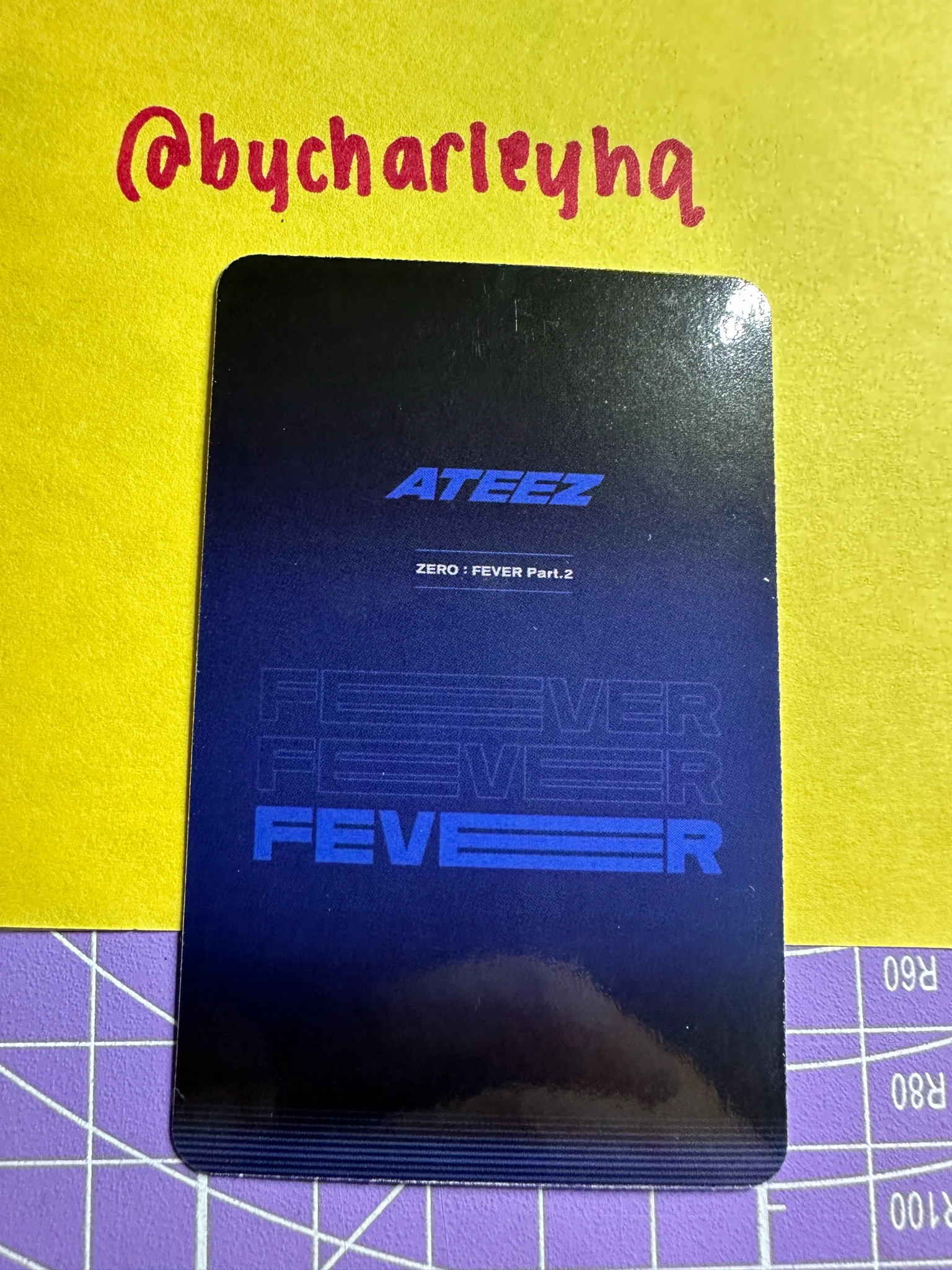 ATEEZ Wooyoung ATEEZ - Wooyoung - ZERO : FEVER Part.2 Album pre-order benefit (pob) synnara listing photo 2
