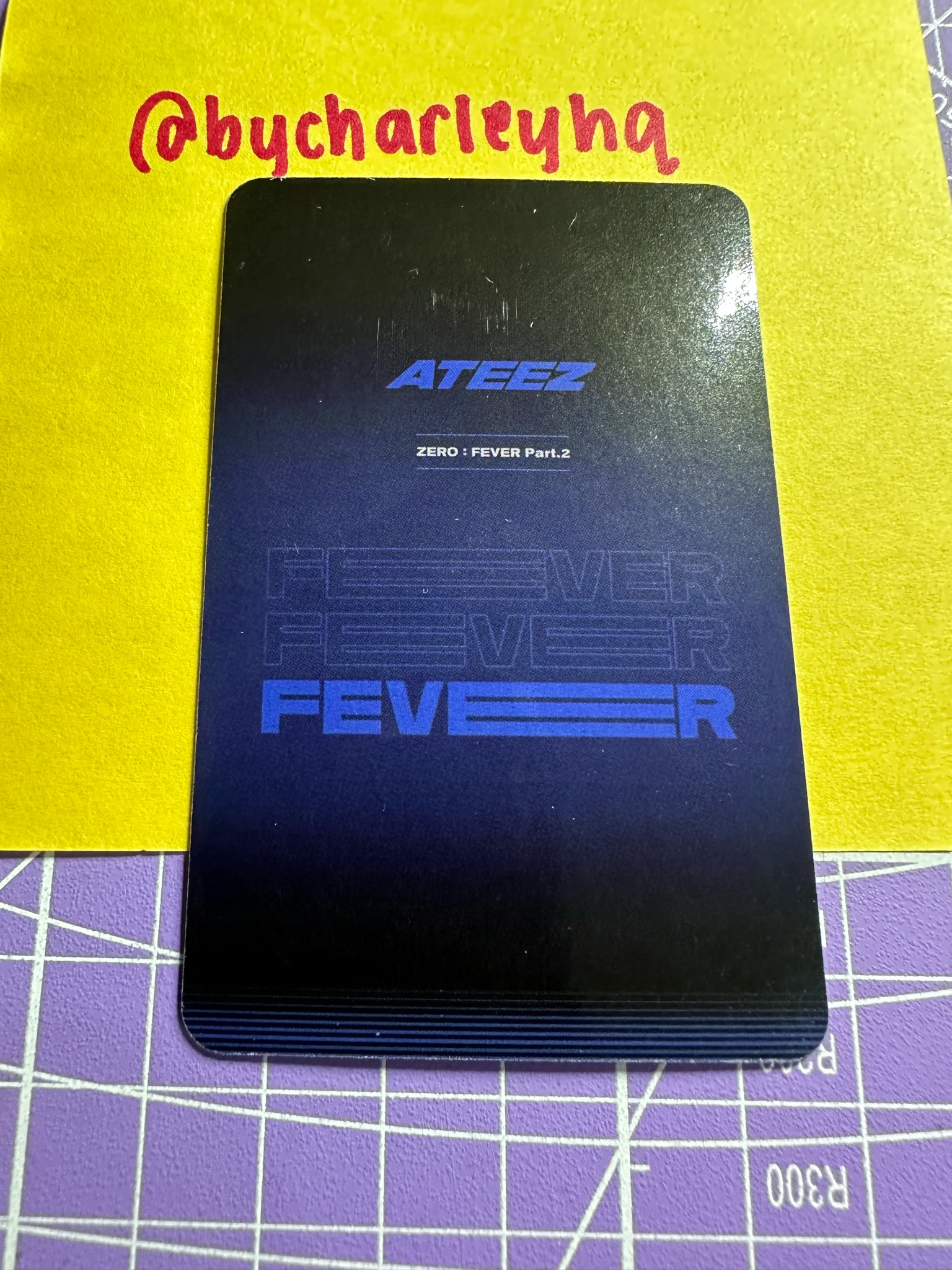 ATEEZ Jongho ATEEZ - Jongho - ZERO : FEVER Part.2 Album synnara pob (pre-order benefit) listing photo 2
