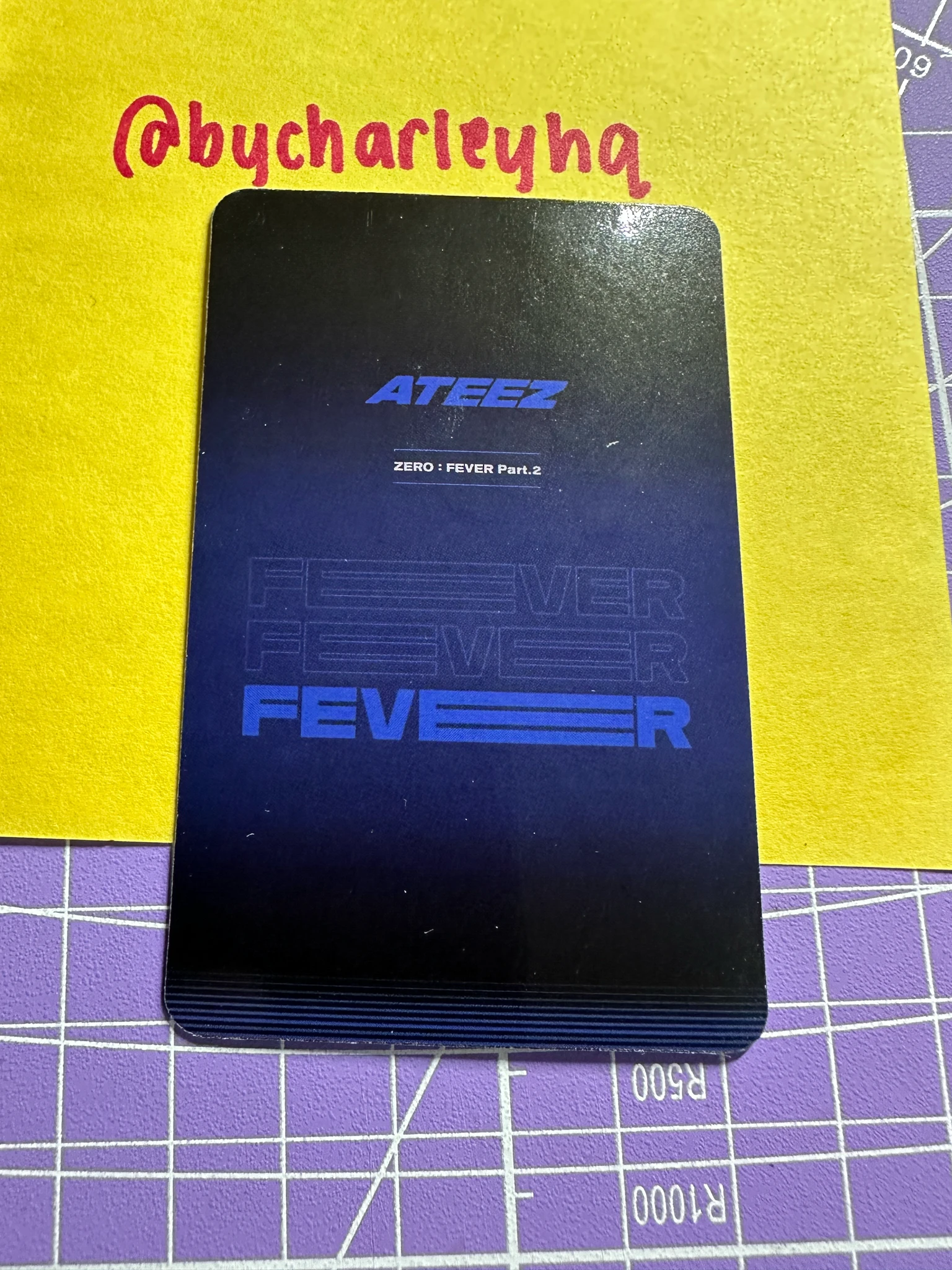 ATEEZ Hongjoong ATEEZ - Hongjoong - ZERO : FEVER Part.2 Album pob (pre-order benefit) synnara listing photo 2