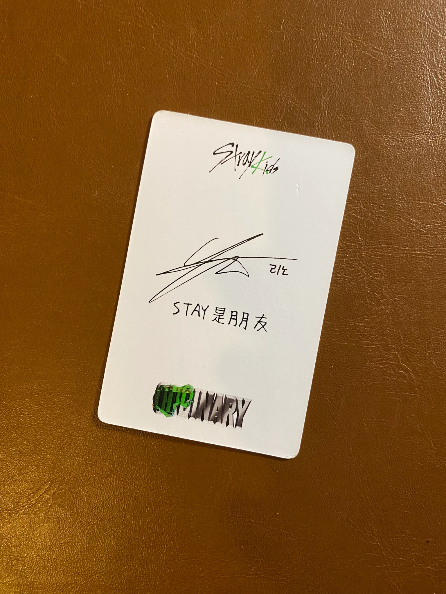 Stray Kids Lee Know Stray Kids - Lee Know - Oddinary Album pre-order benefit (pob) yizhiyu listing photo 2