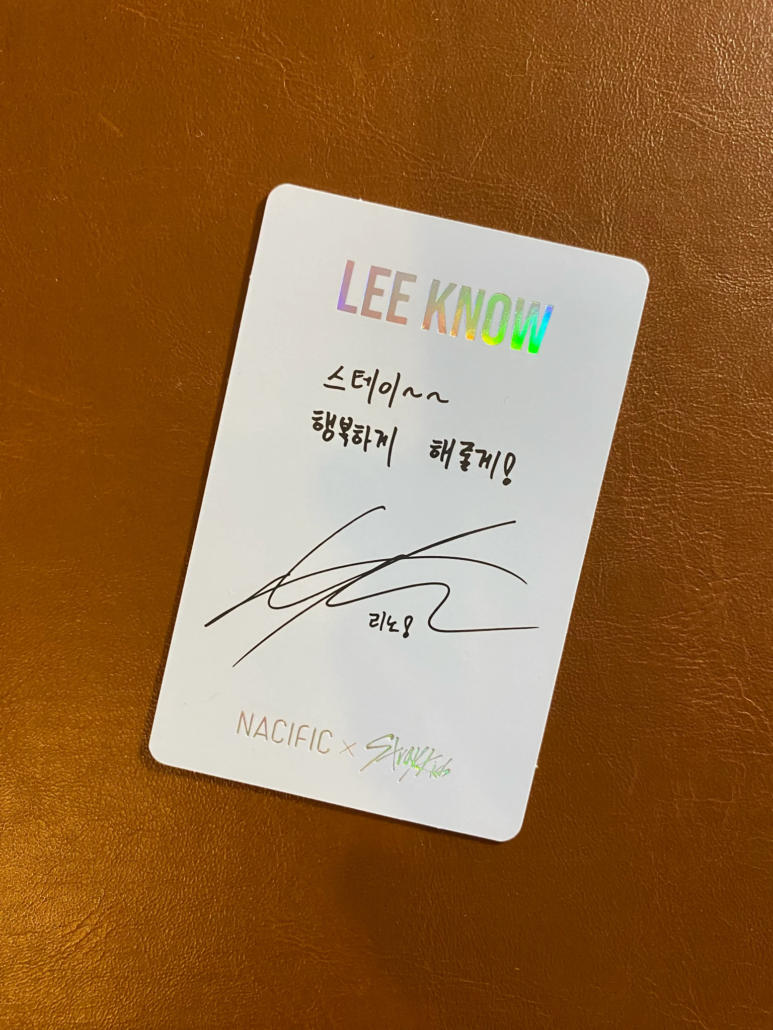 Stray Kids Lee Know Stray Kids - Lee Know - NACIFIC  x Stray Kids Other brand collaboration nacific round 11 listing photo 2