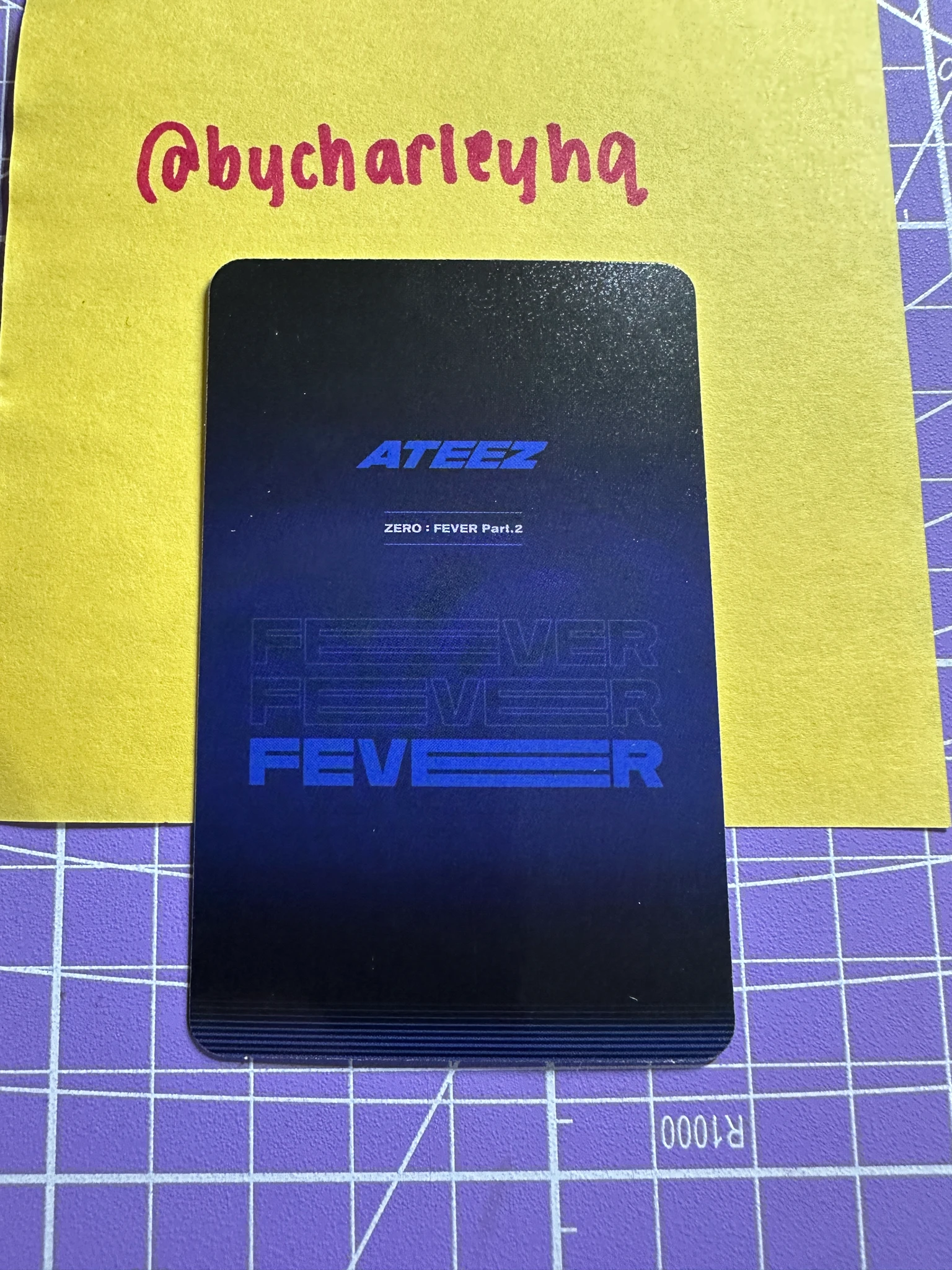 ATEEZ Seonghwa ATEEZ - Seonghwa - ZERO : FEVER Part.2 Album pre-order benefit (pob) synnara listing photo 2