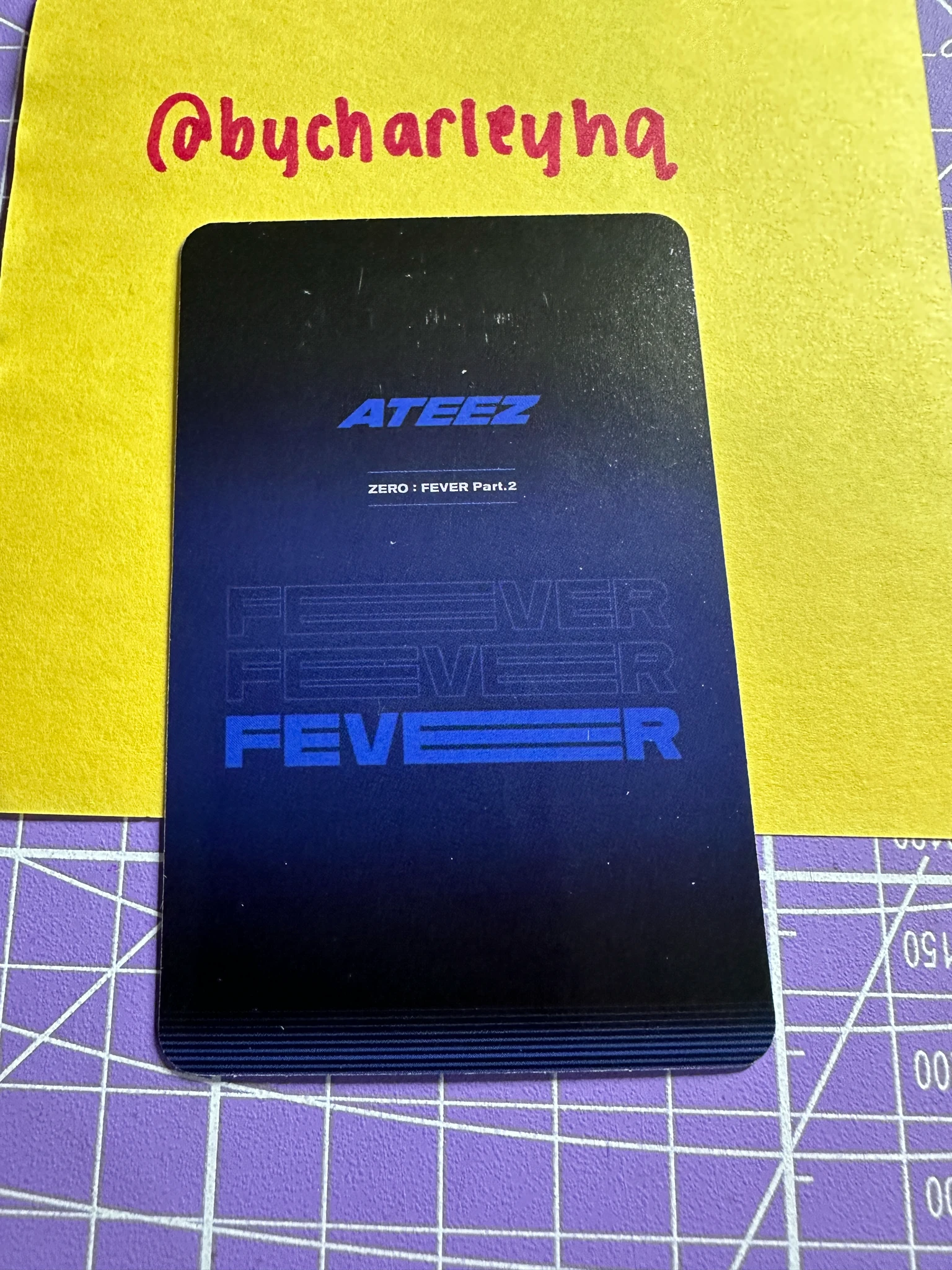 ATEEZ Yunho ATEEZ - Yunho - ZERO : FEVER Part.2 Album pre-order benefit synnara listing photo 2