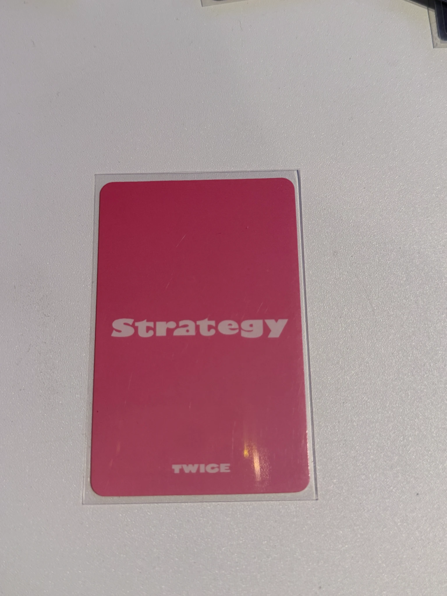 TWICE Momo TWICE - STRATEGY Album apple music nemo version lucky draw listing photo 2