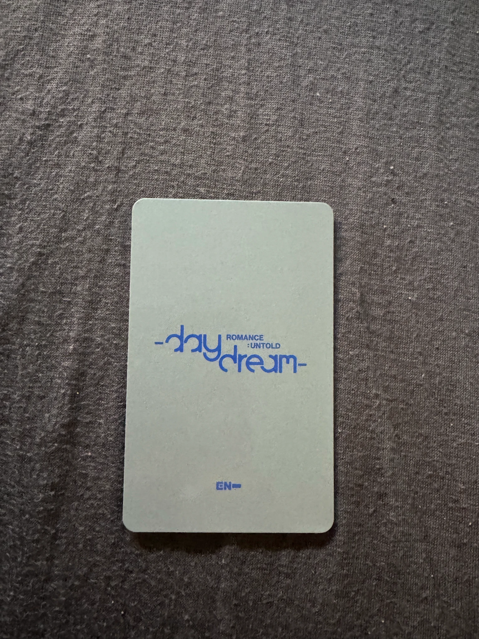 ENHYPEN Evan (Heeseung) ENHYPEN - Heeseung - ROMANCE: UNTOLD-DAYDREAM- Album blue noon version album photocard listing photo 2
