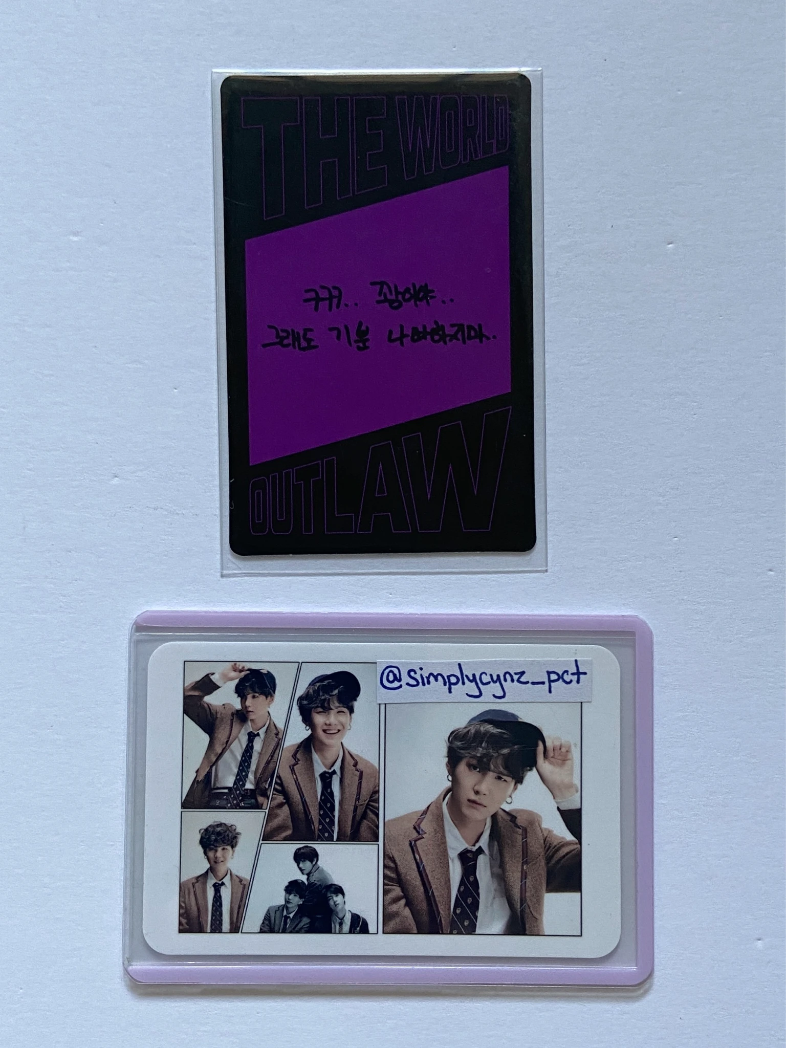 ATEEZ Wooyoung ATEEZ - Wooyoung - THE WORLD EP.2 : OUTLAW Album album photocard Z version version 2 listing photo 2