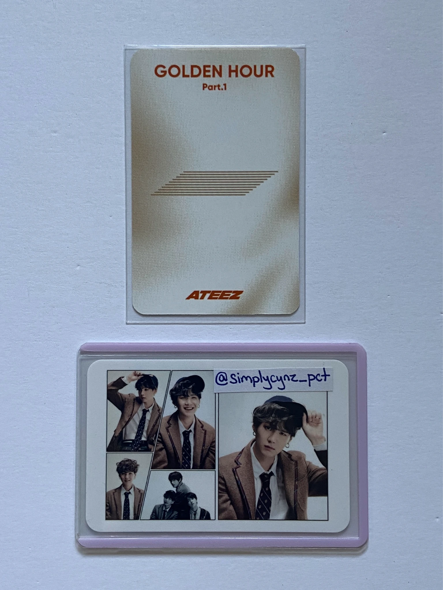 ATEEZ Hongjoong ATEEZ - Hongjoong - Golden Hour : Part.1 Album platform version album photocard listing photo 2