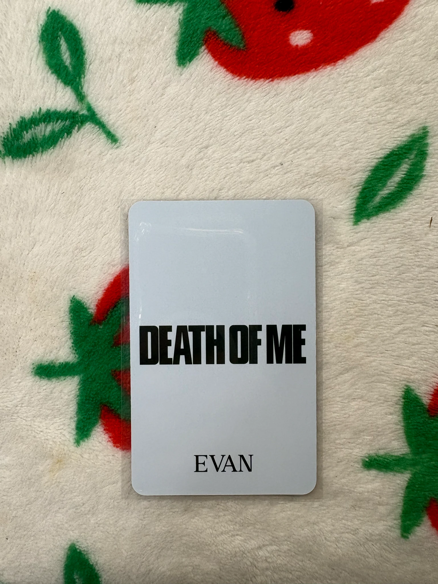 EVAN Evan (Heeseung) EVAN - Evan (Heeseung) - DEATH OF ME Album hmv UK purchase benefit listing photo 2