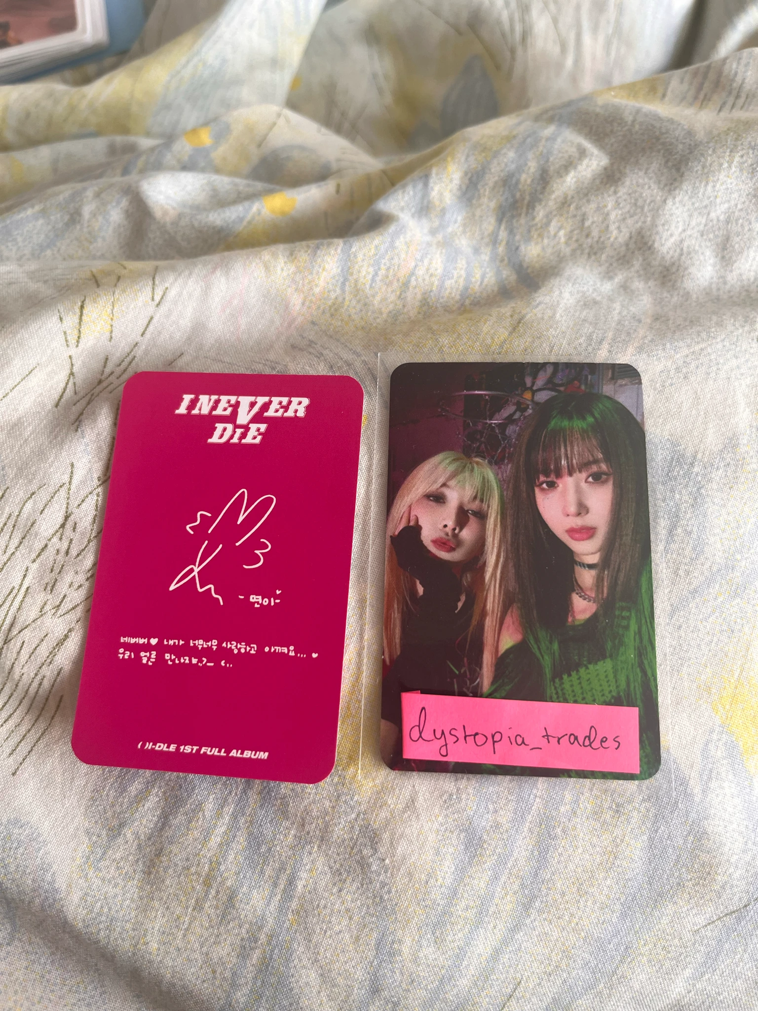 i-dle Miyeon (G)I-DLE - Miyeon - I Never Die Album album photocard chill version listing photo 2