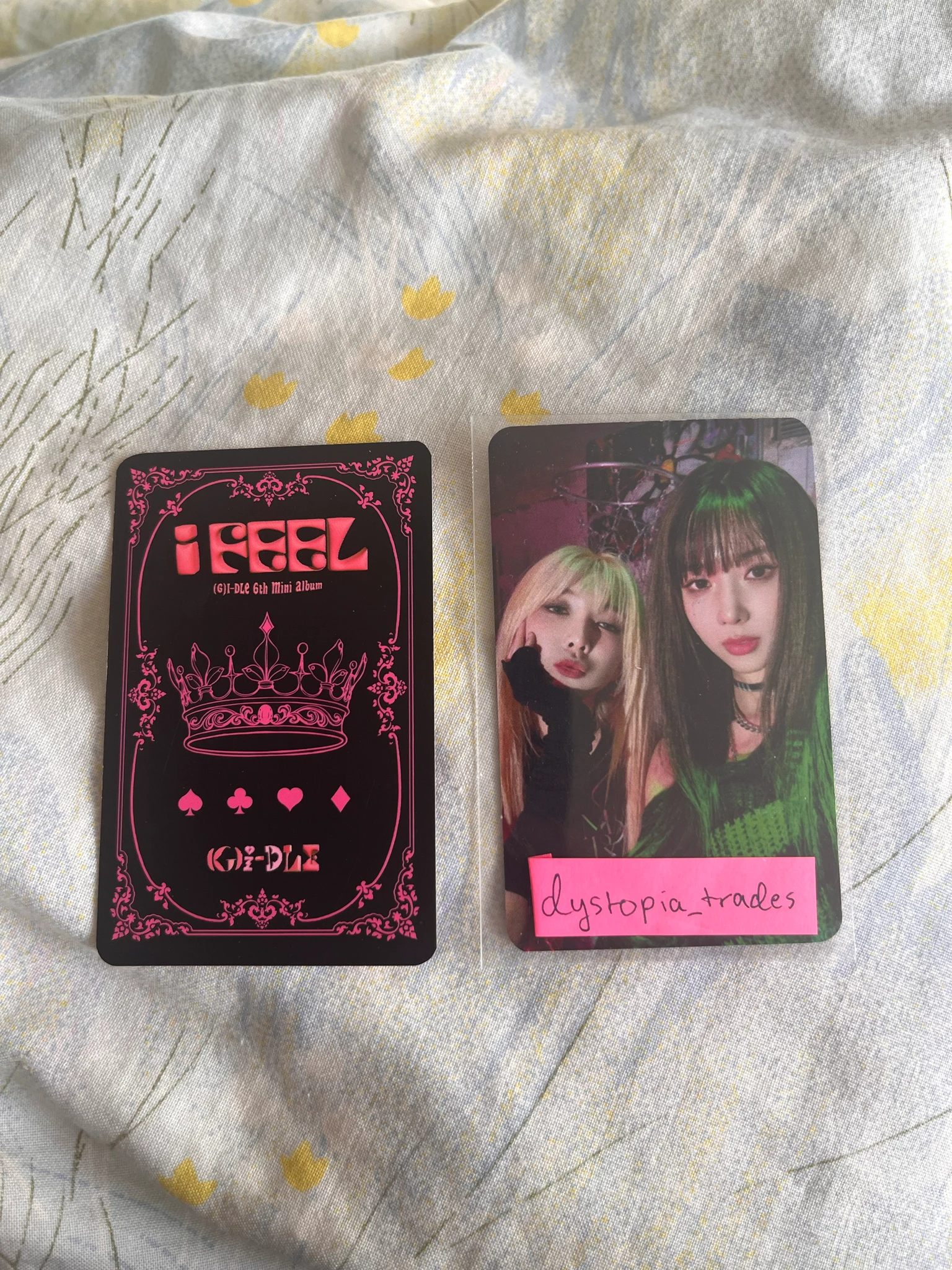 i-dle Yuqi (G)I-DLE - Miyeon - I Feel Album queen version standard version album photocard listing photo 2