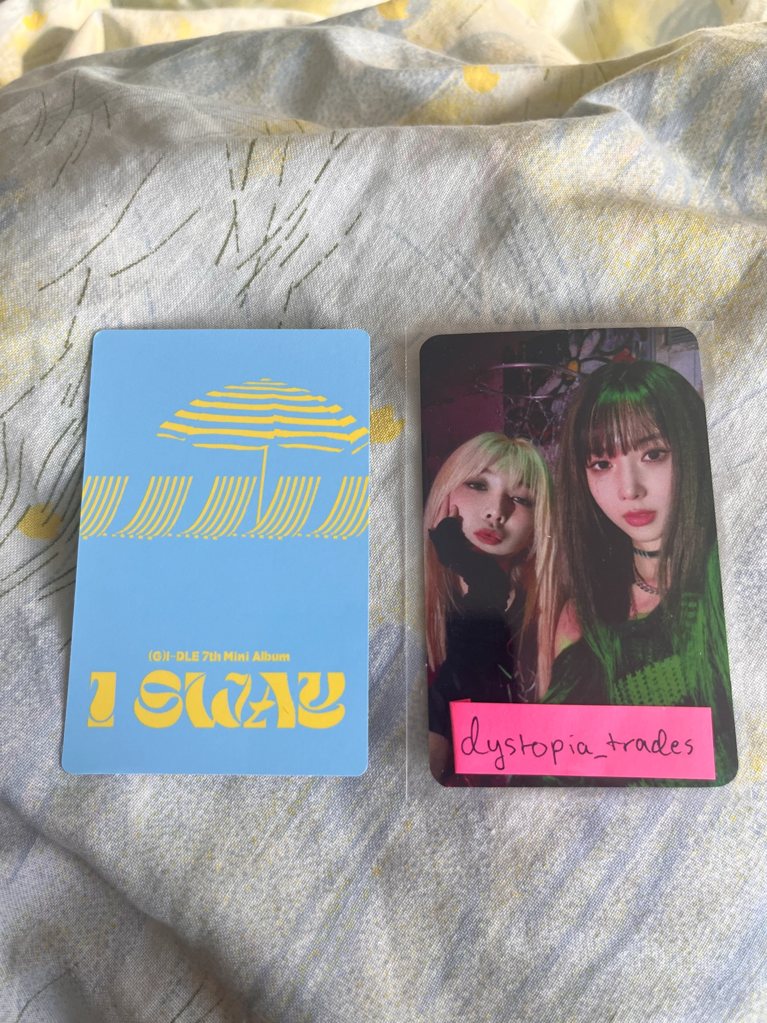i-dle Yuqi (G)I-DLE - Yuqi - I Sway Album poca album album photocard listing photo 2