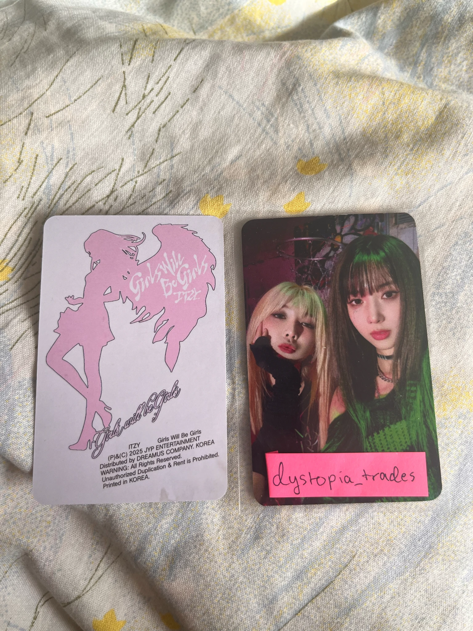 ITZY Yeji ITZY - Yeji - Girls Will Be Girls Album album photocard folder ver. listing photo 2