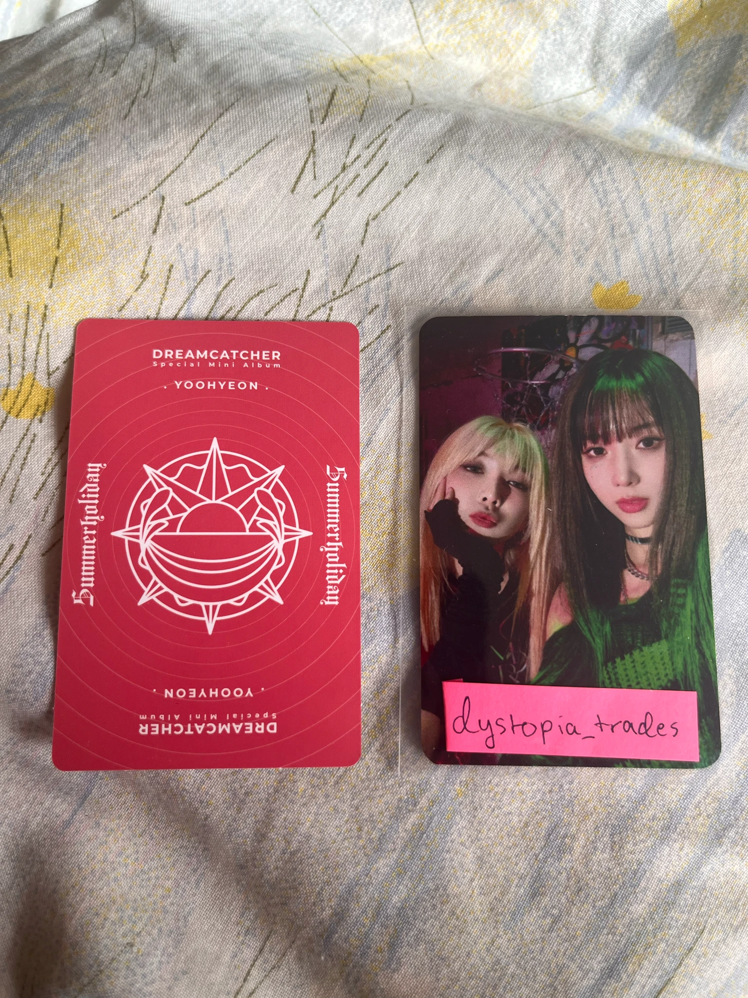 Dreamcatcher Yoohyeon Dreamcatcher - Yoohyeon - Summer Holiday Album album photocard korean album i version F version T version listing photo 2
