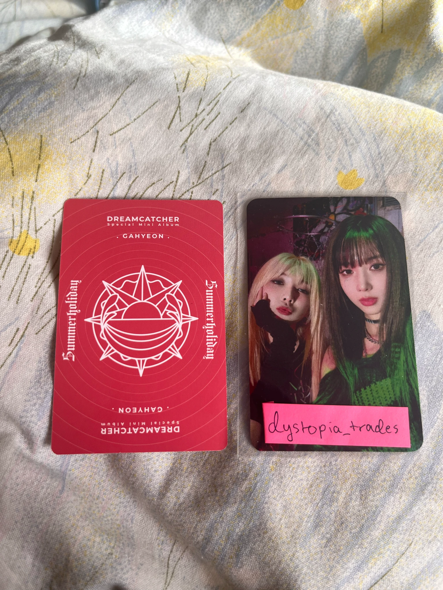 Dreamcatcher Gahyun Dreamcatcher - Gahyun - Summer Holiday Album i version F version T version album photocard korean album listing photo 2