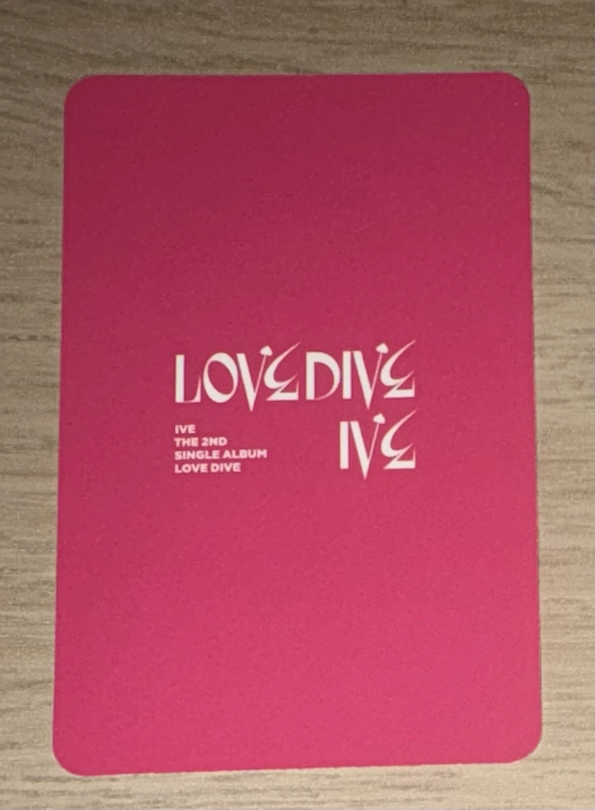 IVE Rei IVE - Rei - LOVE DIVE Album album photocard ver. 3 listing photo 2
