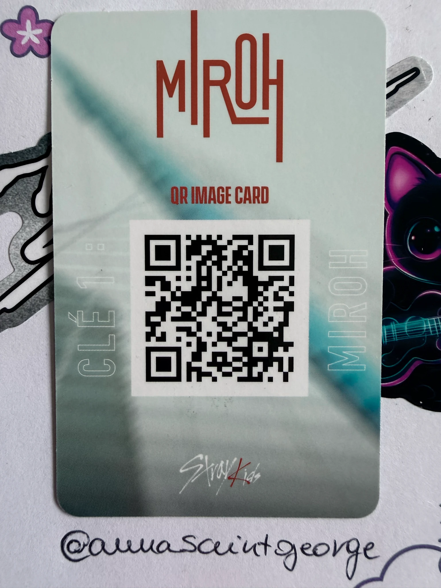 Stray Kids Felix Stray Kids - Felix - Clé 1: Miroh Album album photocard purple border ver. listing photo 2