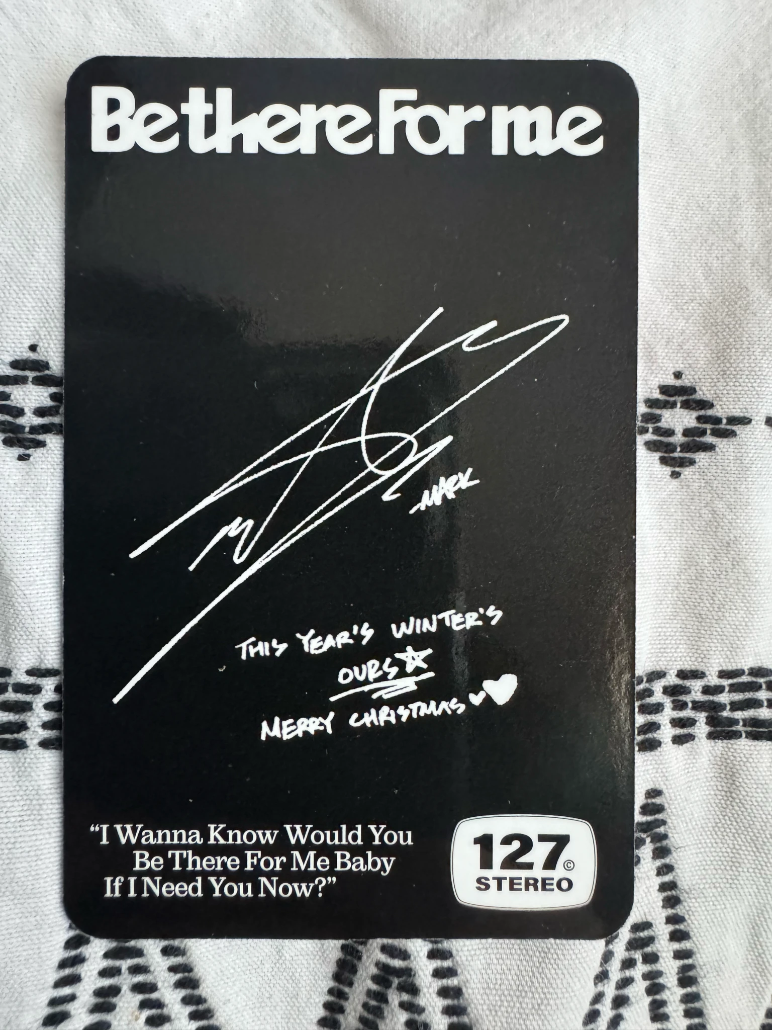 NCT 127 Mark NCT 127 - Mark - Be There For Me  Album walmart exclusive listing photo 2