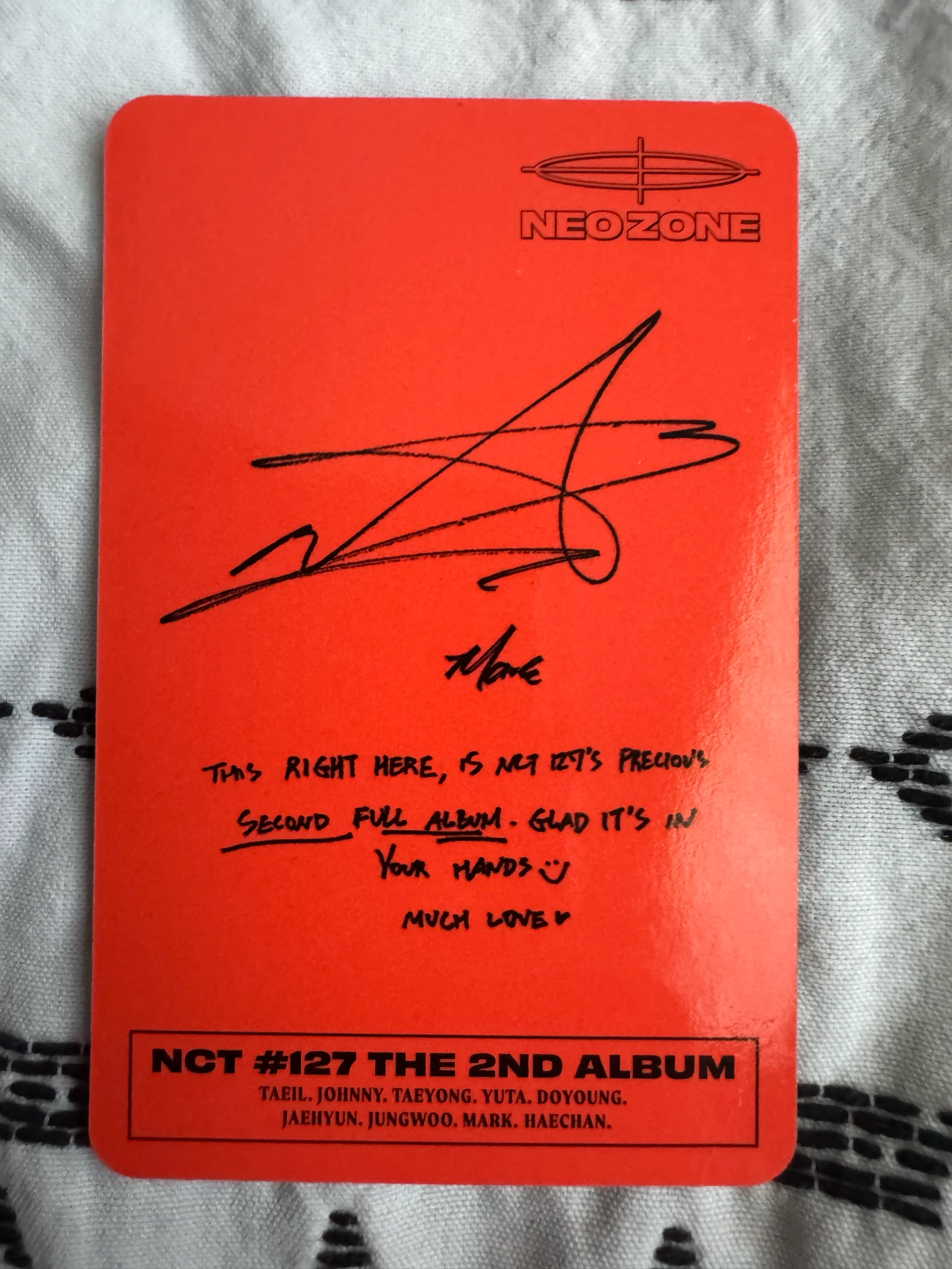 NCT 127 Mark NCT 127 - Mark  - Neo Zone Album listing photo 2