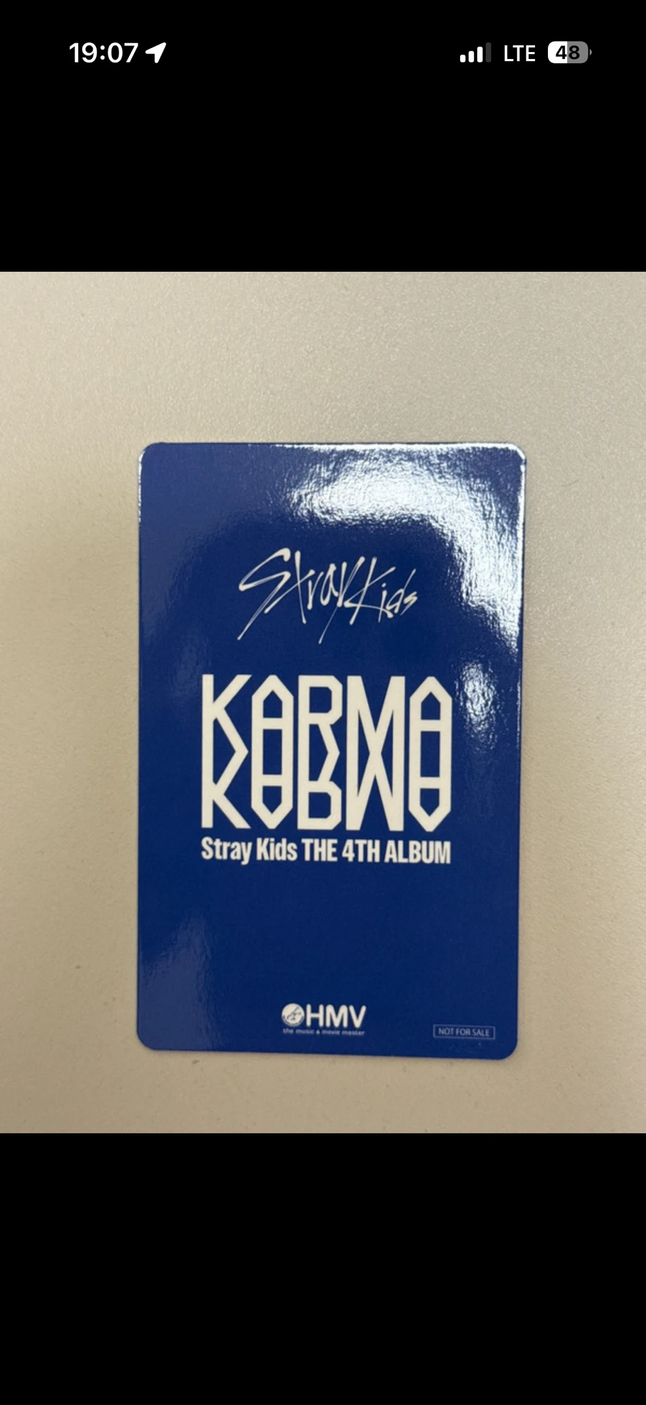 Stray Kids I.N Stray Kids - I.N - KARMA Album pre-order benefit (pob) hmv B version online listing photo 2