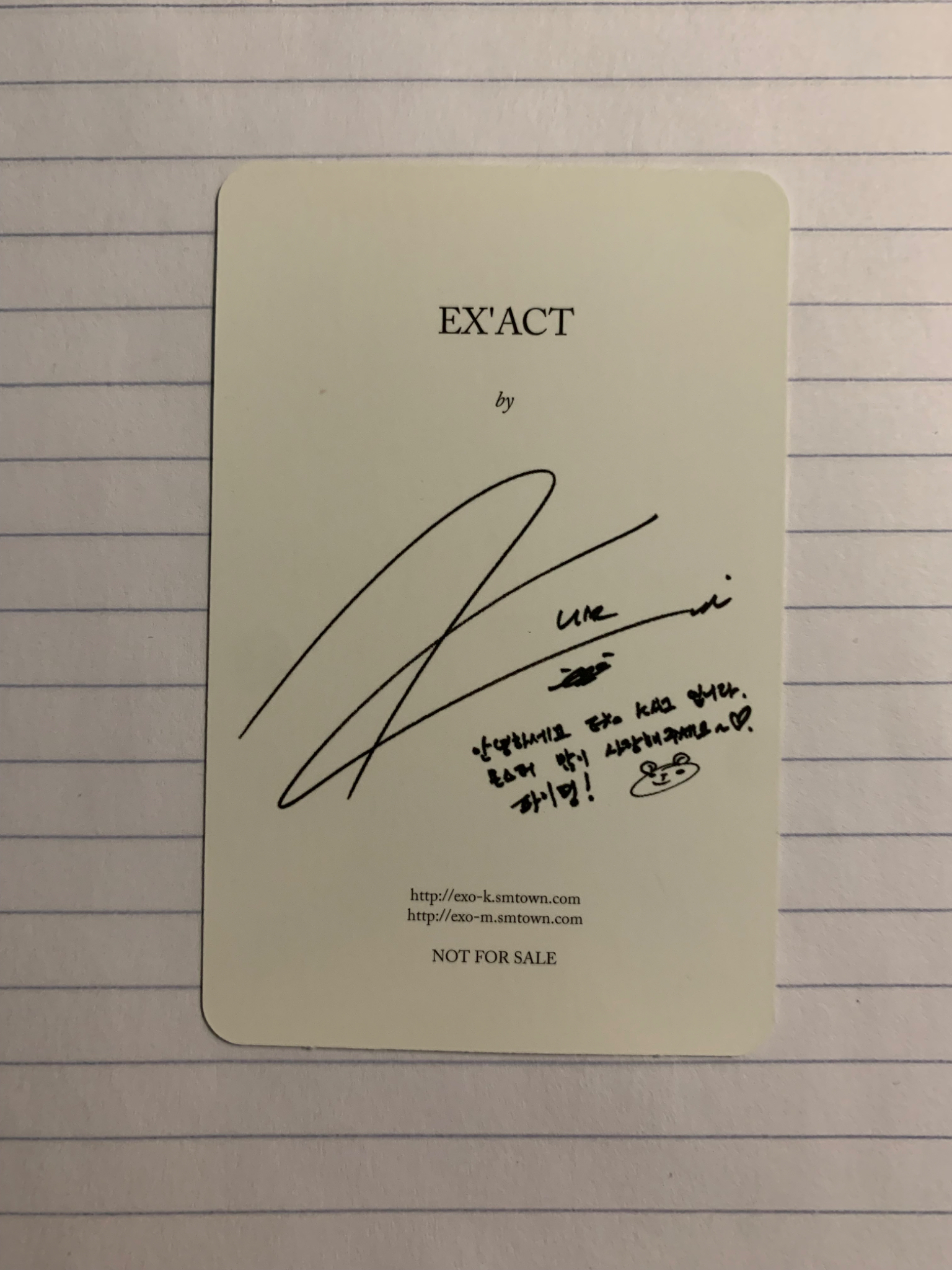EXO Kai Kai - EX'ACT (Lucky One Ver.) listing photo 2