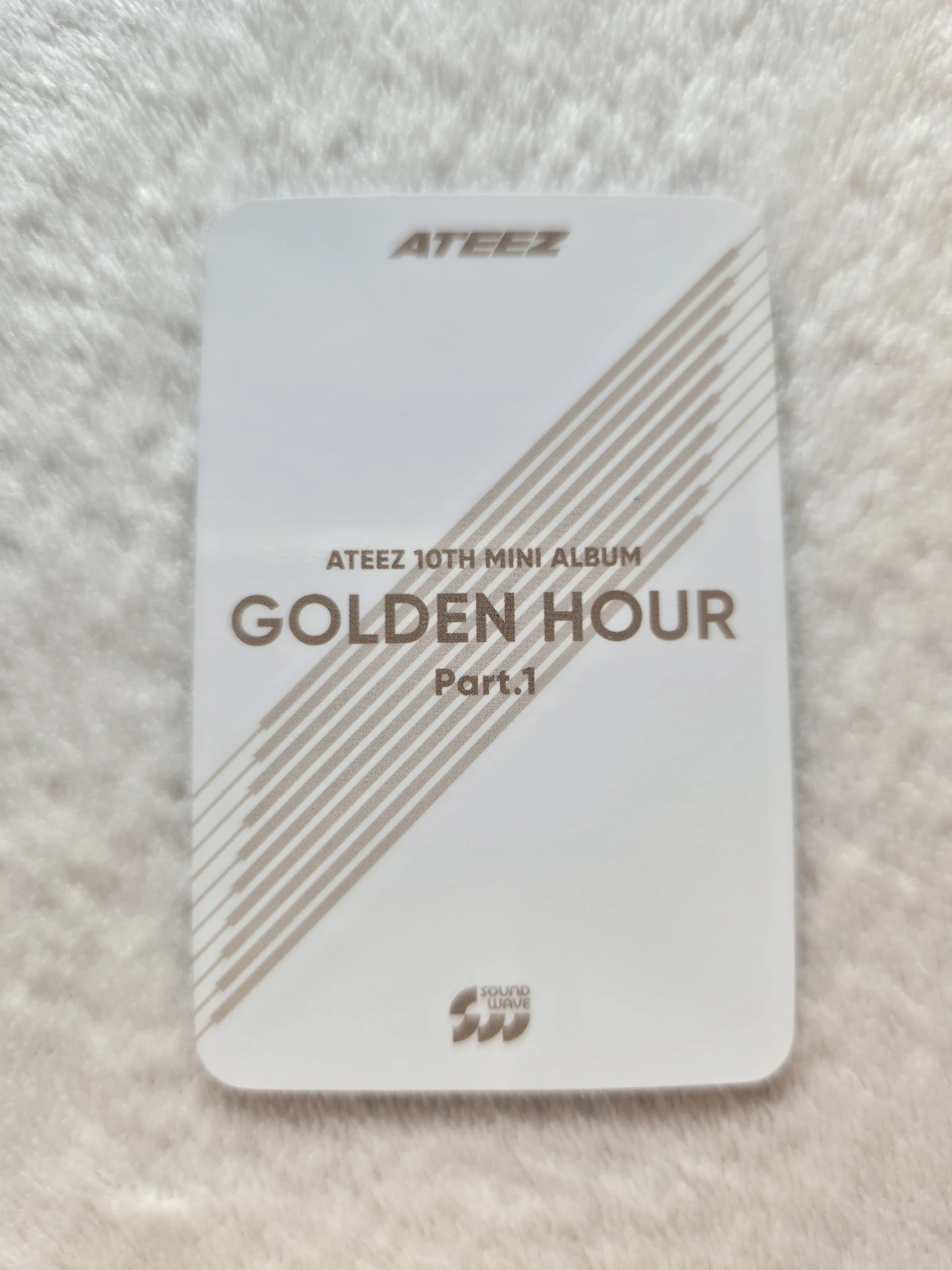 ATEEZ Yunho ATEEZ - Yunho - Golden Hour : Part.1 Album soundwave pob (pre-order benefit) listing photo 2