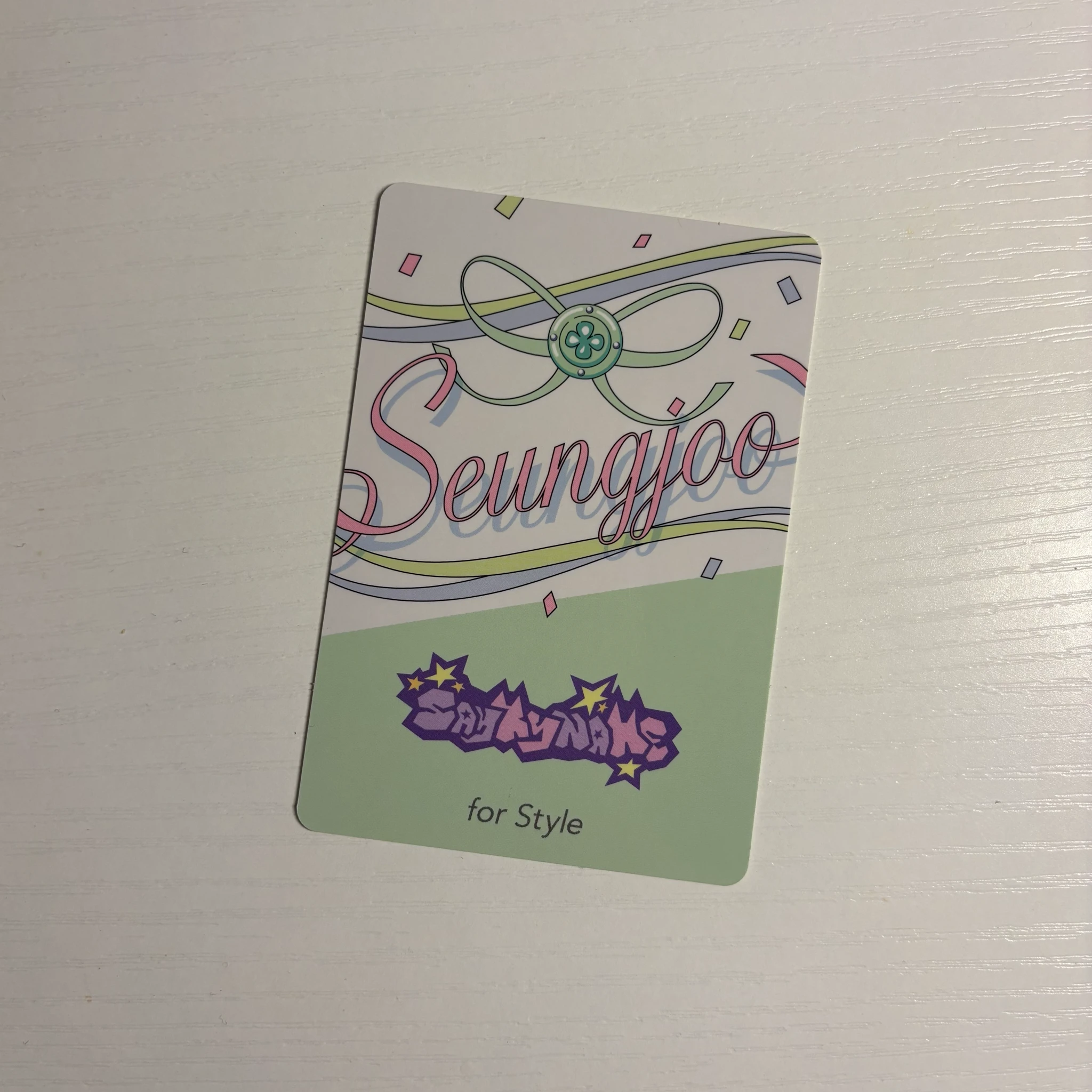 SAY MY NAME Seungjoo SAY MY NAME - Seungjoo - SAY MY NAME X for Style Other purchase benefit B version listing photo 2