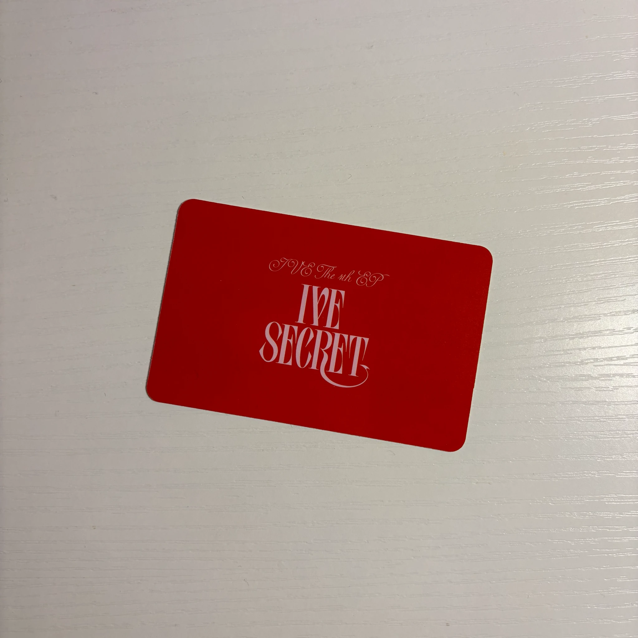 IVE Leeseo IVE - Leeseo - IVE SECRET Album evil cupid version album photocard id card minive listing photo 2