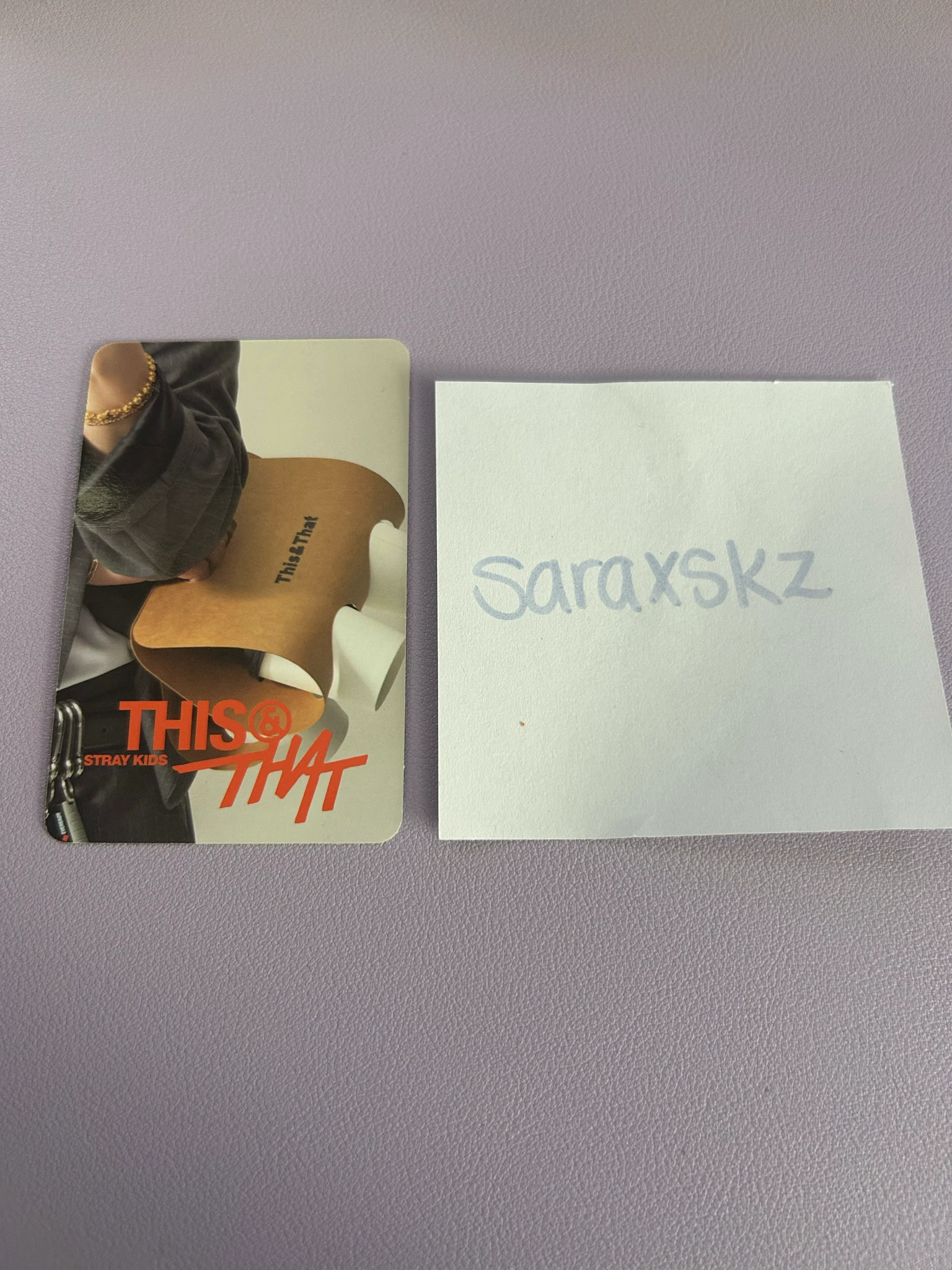 Stray Kids Changbin Stray Kids - Changbin - THIS & THAT Album album photocard & version listing photo 2