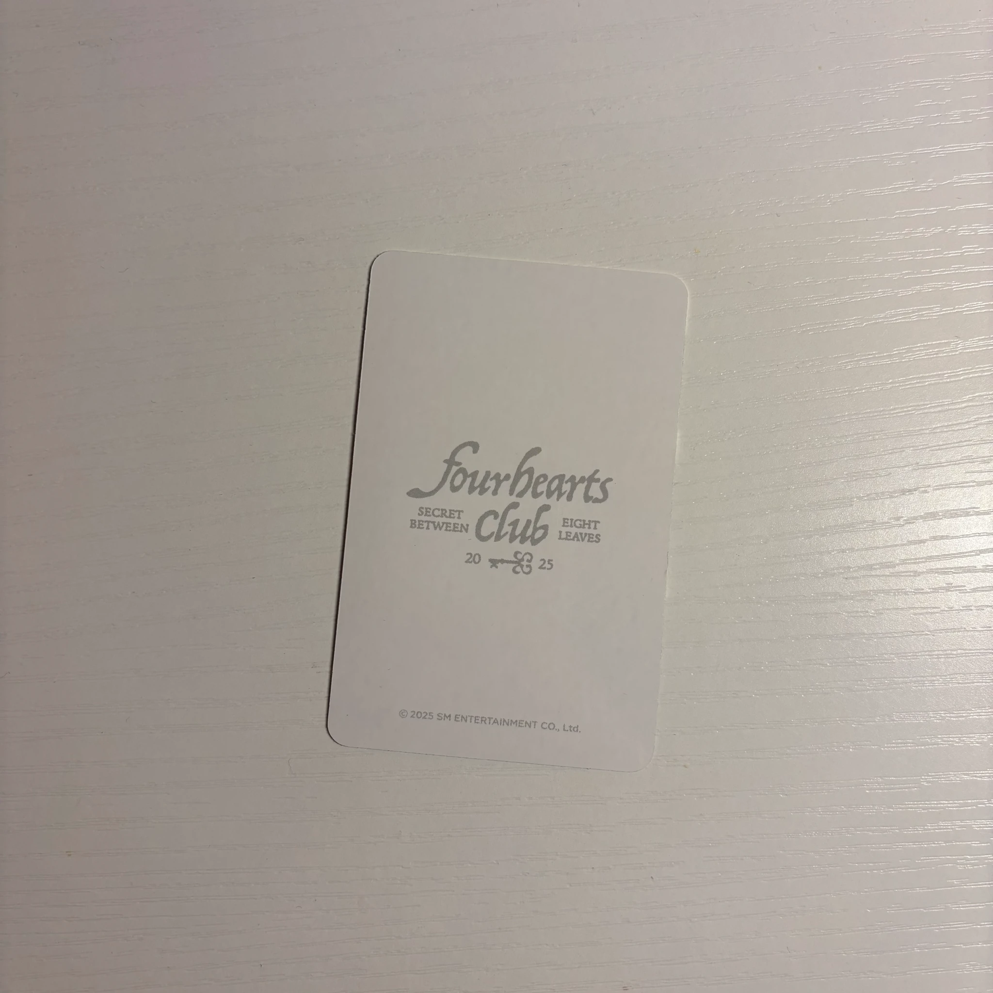 Hearts2Hearts Hearts2Hearts - Yuha & Stella & A-na - Four Hearts Club Official MD Other trading card merch photocard listing photo 2