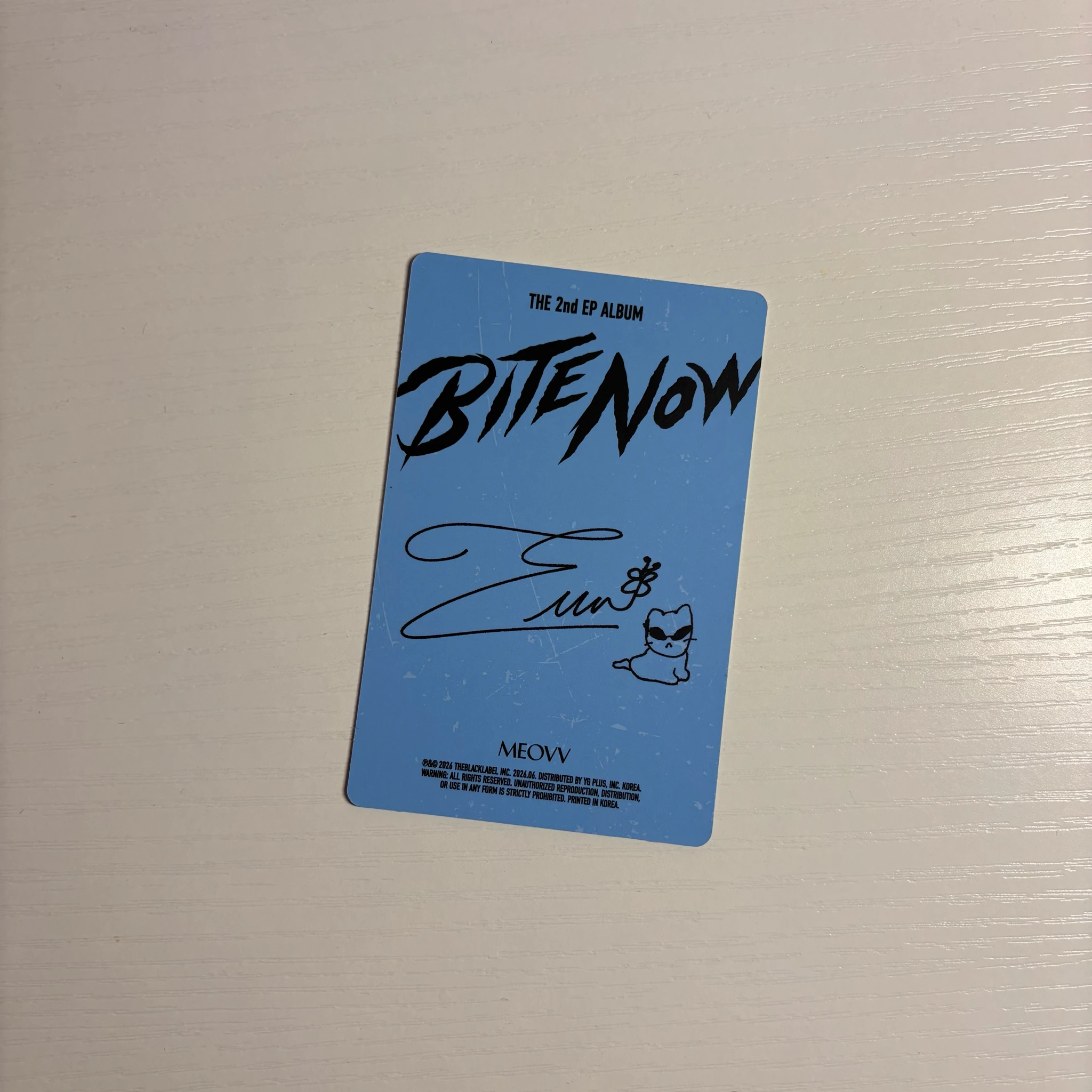MEOVV Ella MEOVV - Ella - BITE NOW Album album photocard angel version listing photo 2