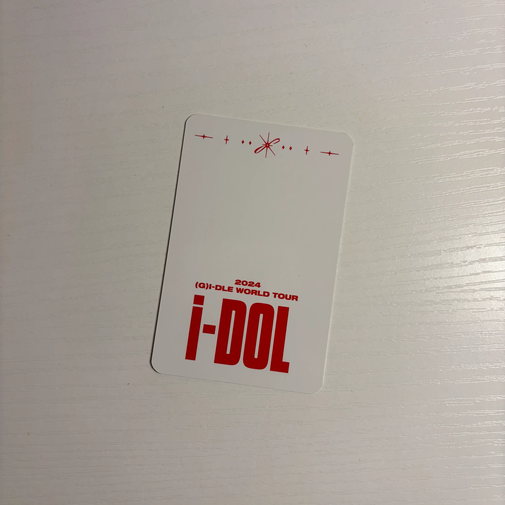 i-dle Minnie i-dle - Minnie - 2024 World Tour [i-DOL] Event tour merch photocard set listing photo 2
