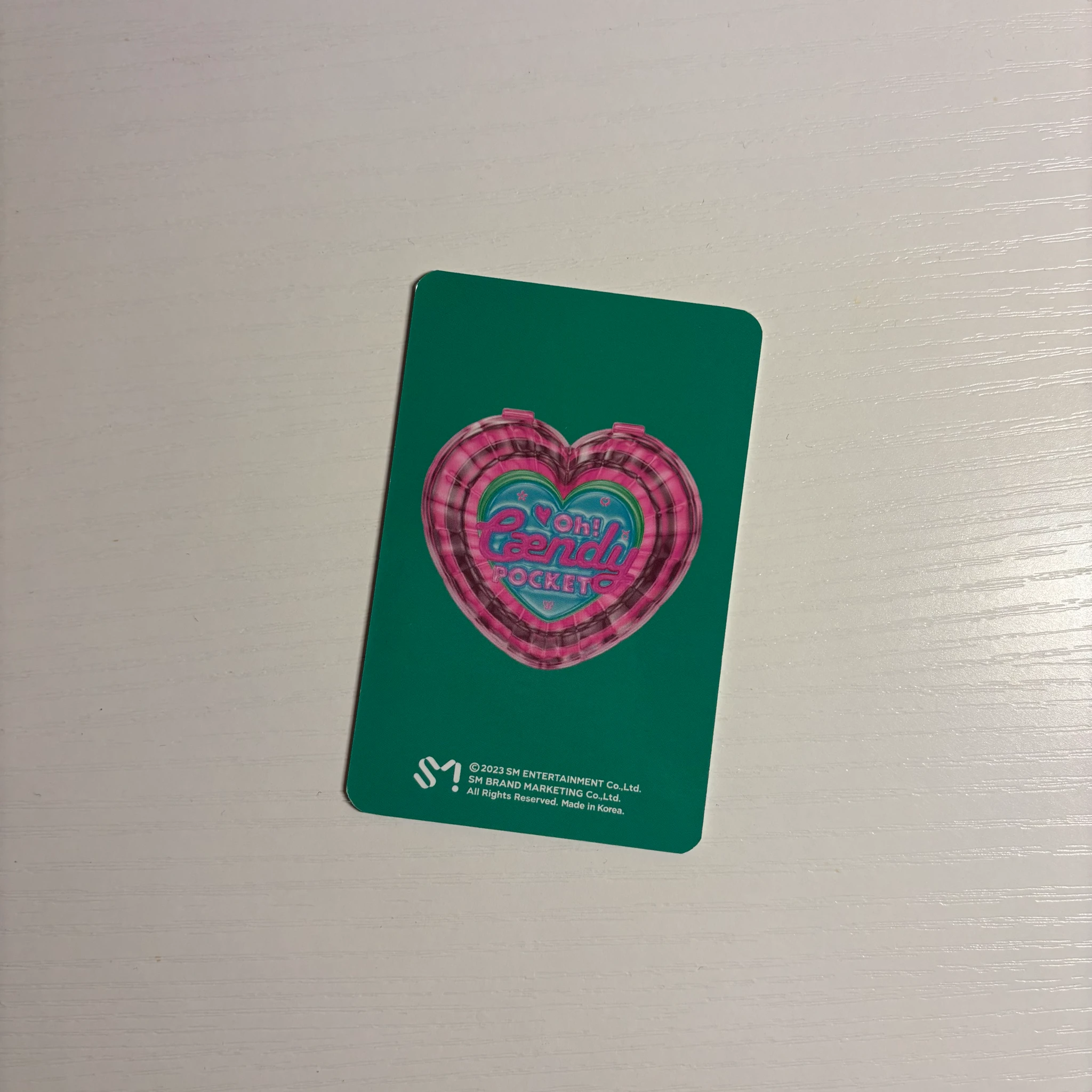 aespa Ningning aespa - Ningning - Oh! Caendy Pocket MD Event trading card merch photocard holographic (hologram) listing photo 2