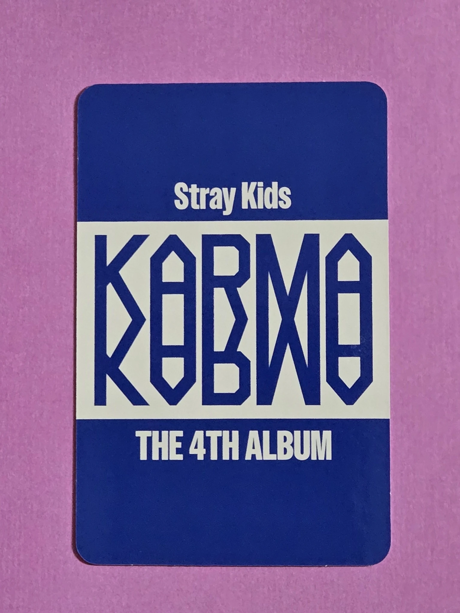 Stray Kids Changbin Stray Kids - Changbin - KARMA Album album photocard accordion version listing photo 2