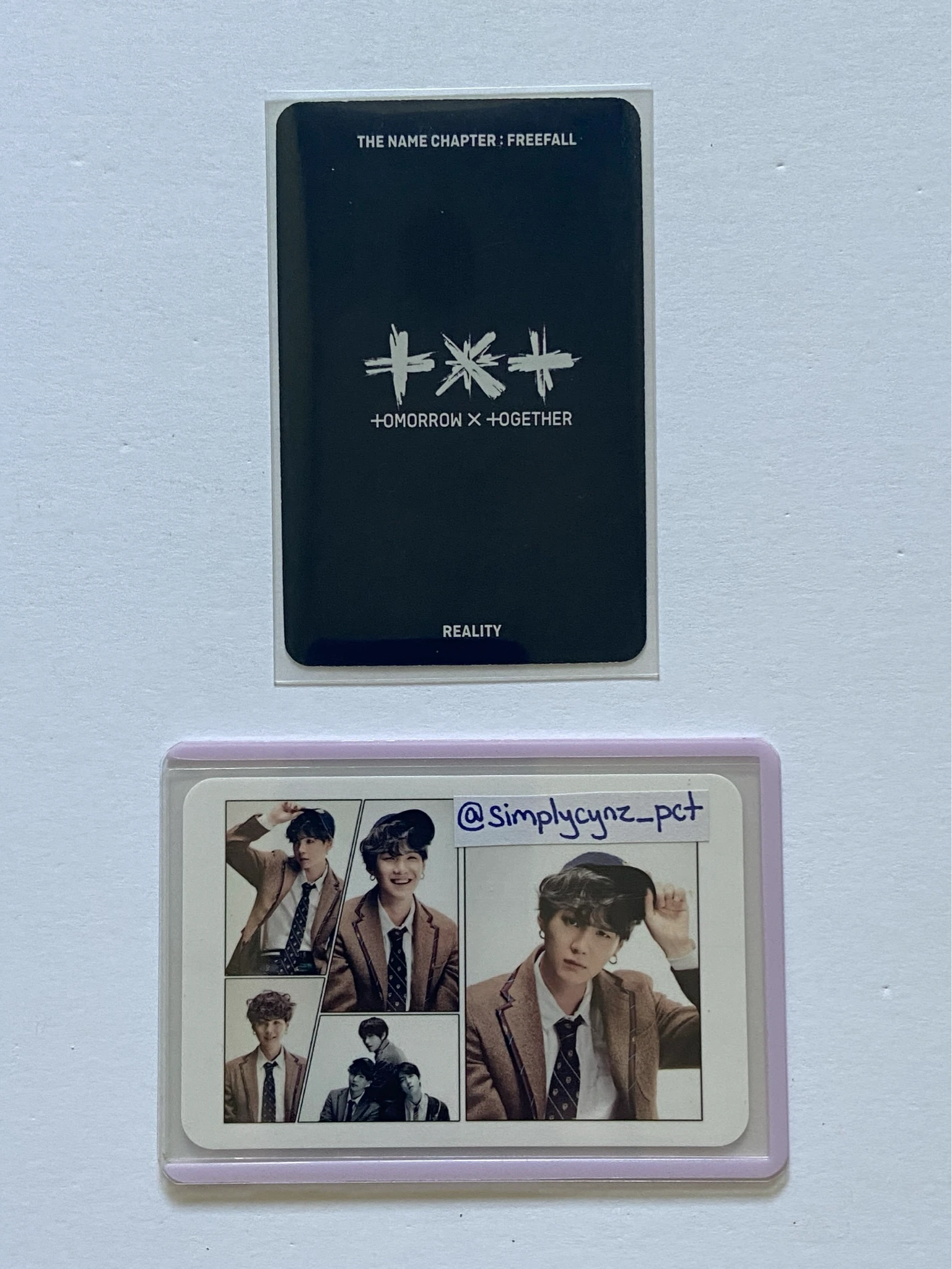 TOMORROW X TOGETHER Yeonjun TOMORROW X TOGETHER - Yeonjun - The Name Chapter: Freefall Album reality version album photocard listing photo 2