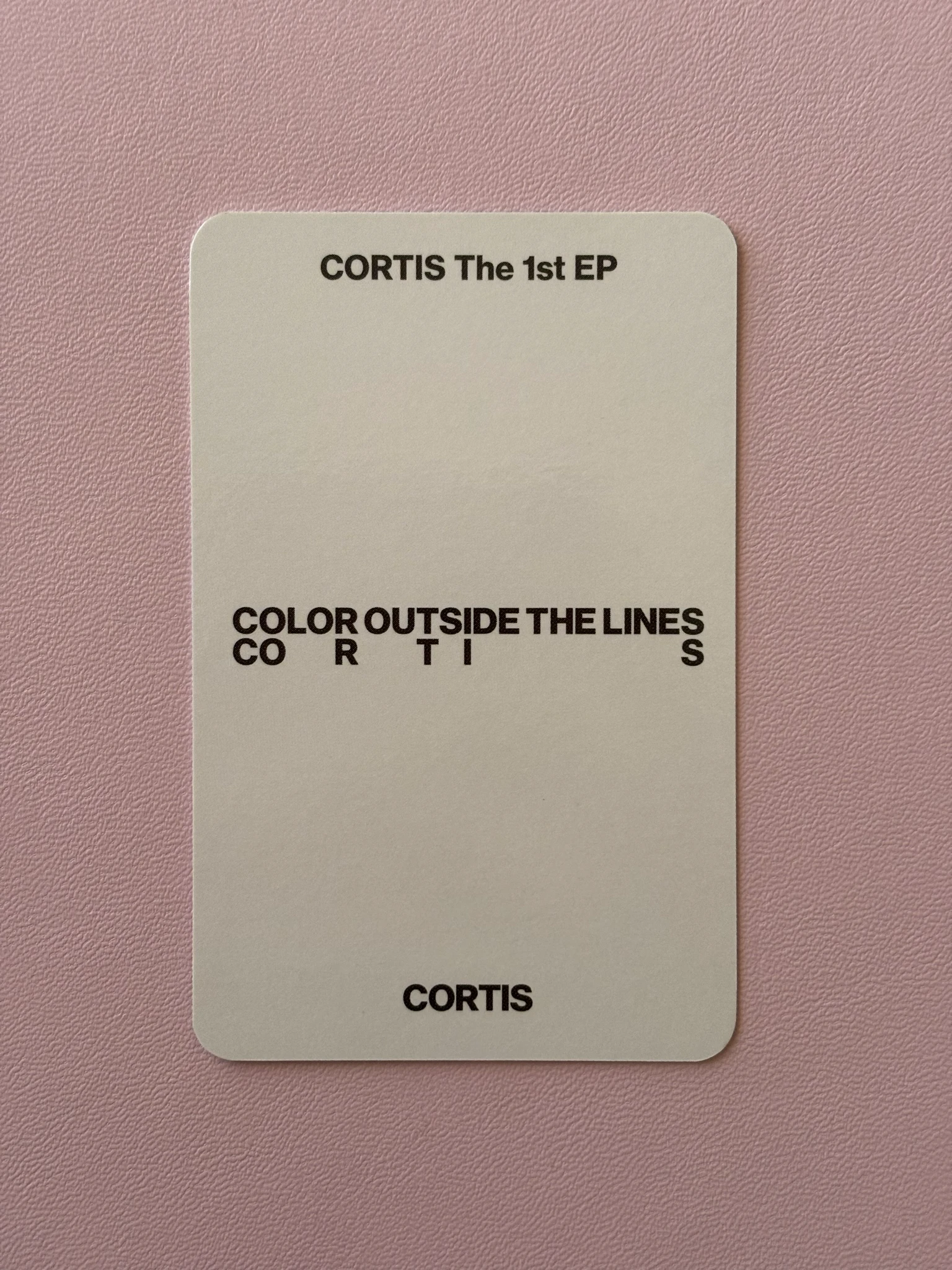 CORTIS Keonho CORTIS - Keonho - COLOUR OUTSIDE THE LINES  Album pre-order benefit olive young listing photo 2
