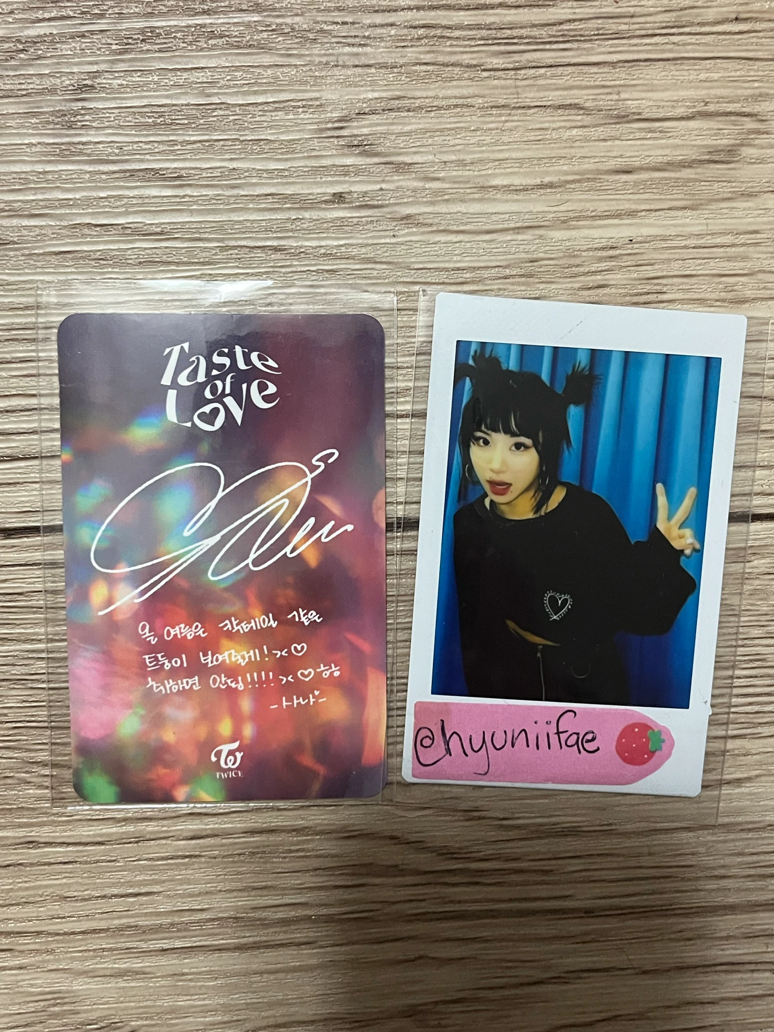 TWICE Sana TWICE - Sana - Taste of Love Album album photocard listing photo 2