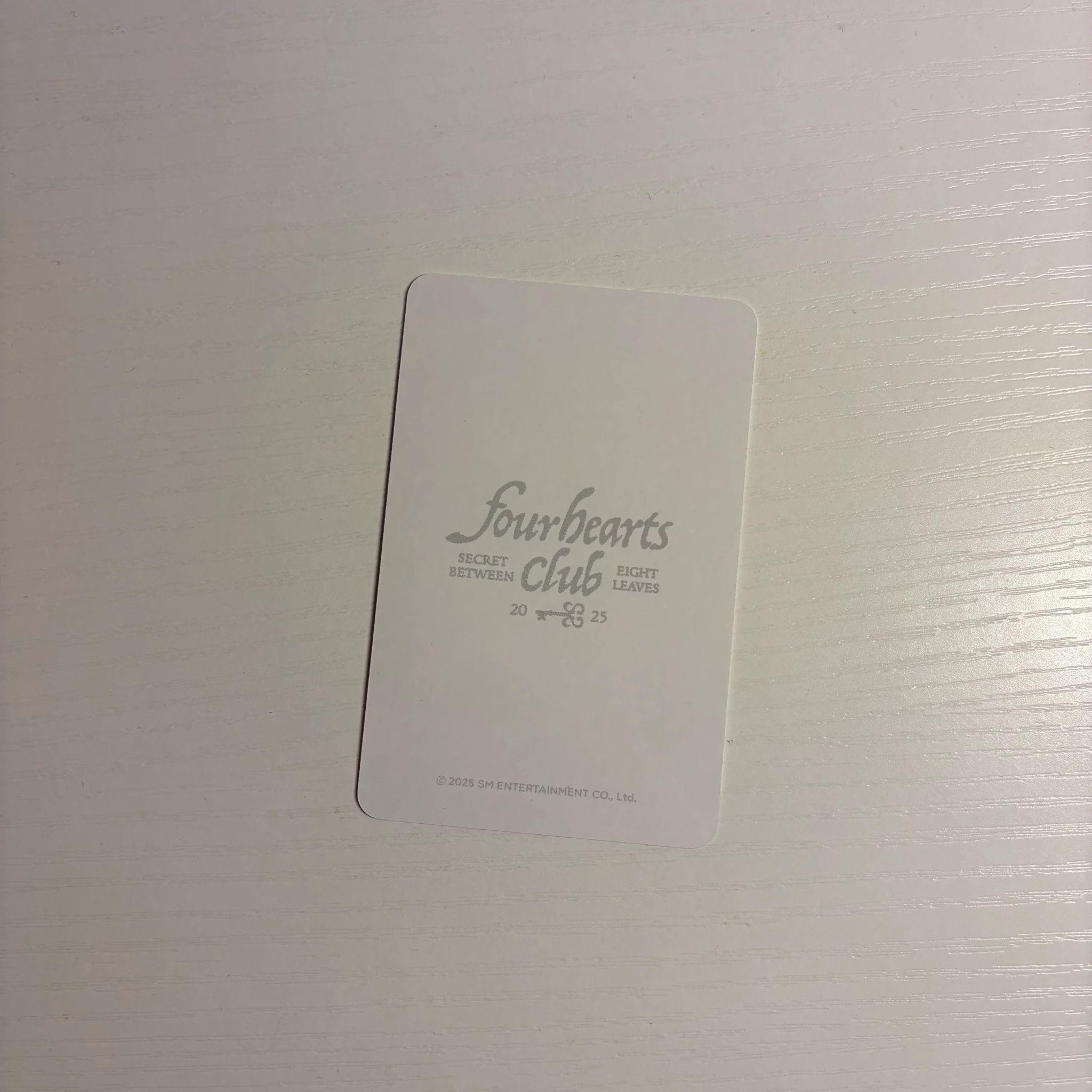 Hearts2Hearts A-na Hearts2Hearts - A-na - Four Hearts Club Official MD Other trading card listing photo 2