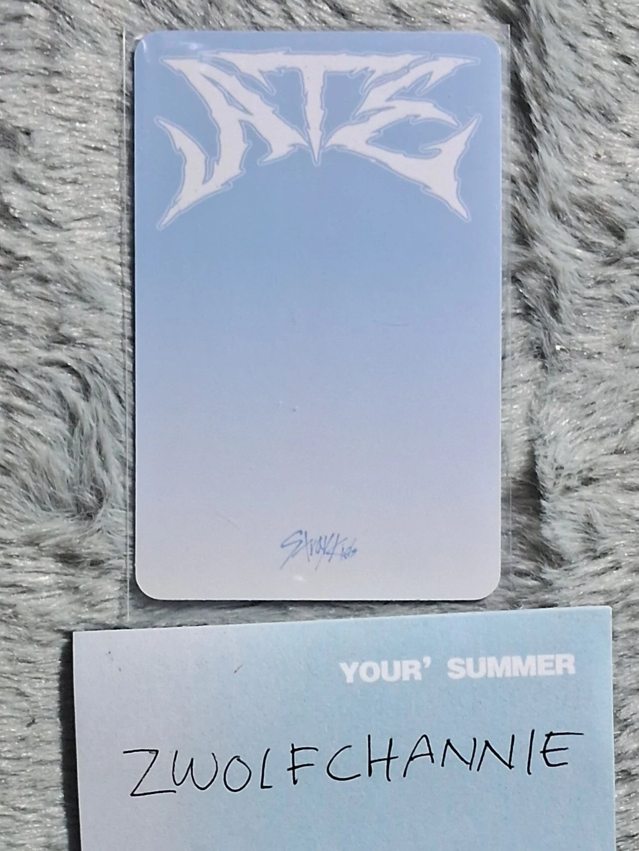 Stray Kids Hyunjin Stray Kids - Hyunjin - ATE Album album photocard accordion version pre-order benefit listing photo 2