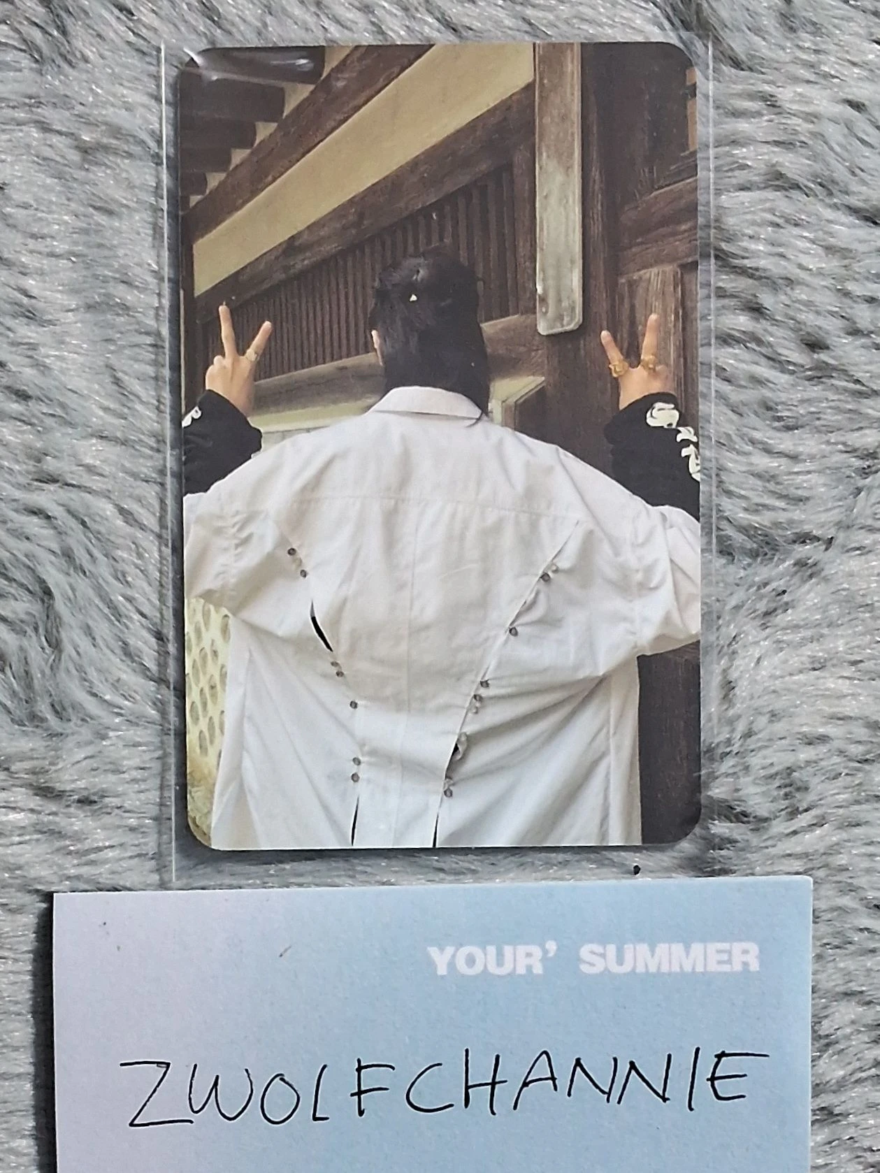 Stray Kids Hyunjin Stray Kids - Hyunjin - HOP Album skzhop version double-sided front side album photocard listing photo 2