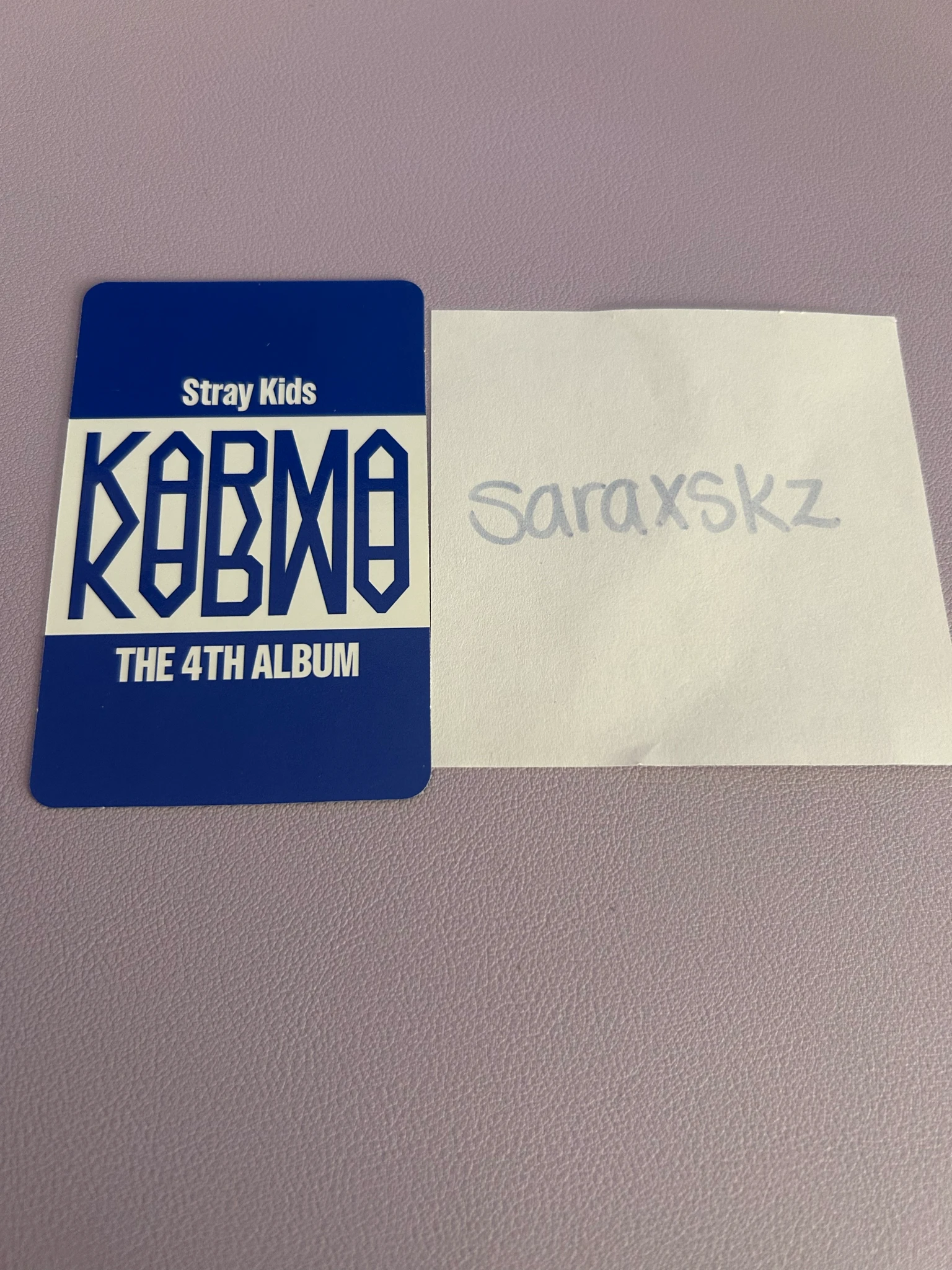 Stray Kids Seungmin Stray Kids - Seungmin - KARMA Album album photocard listing photo 2