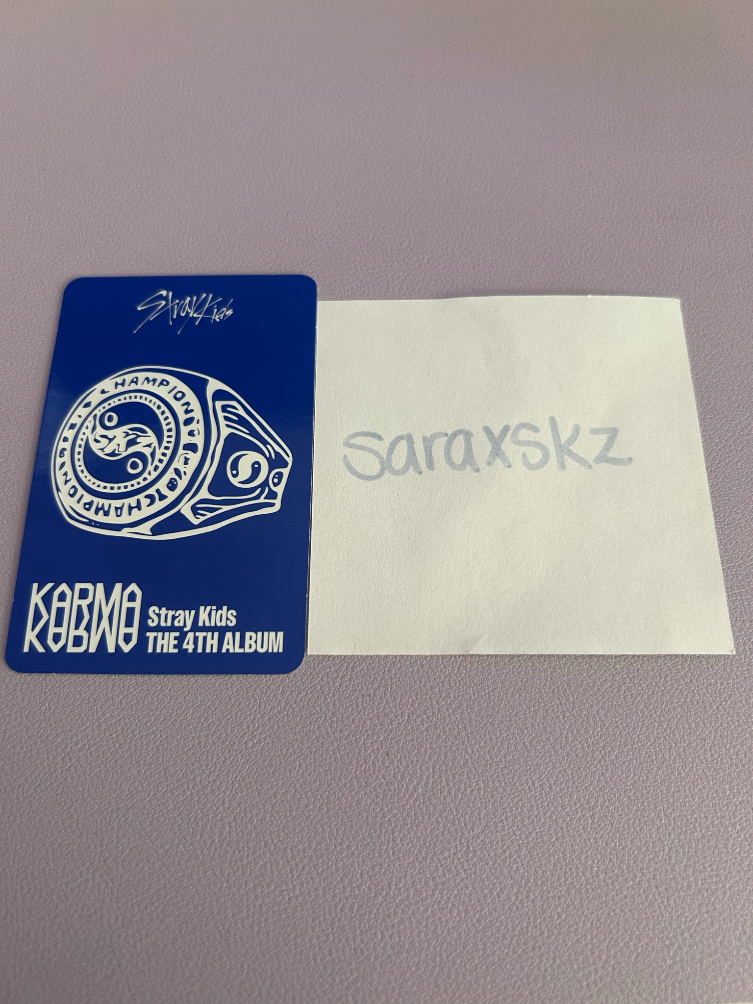 Stray Kids Lee Know Stray Kids - Lee Know - KARMA Album accordion version album photocard first press only listing photo 2