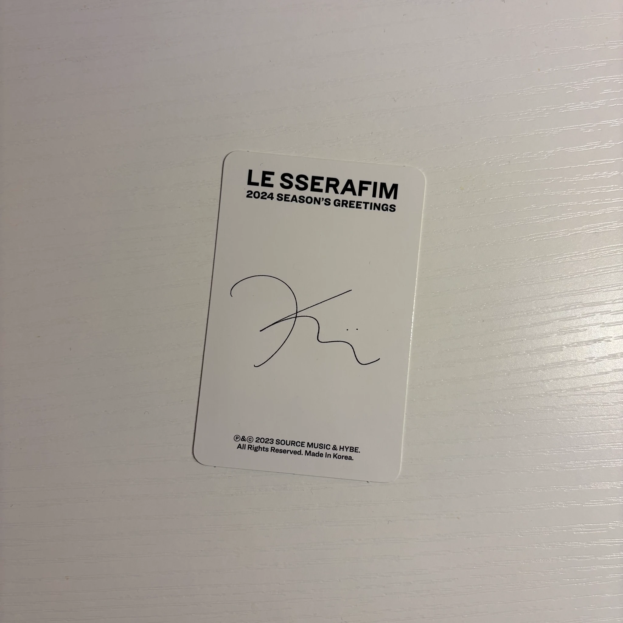 LE SSERAFIM Kazuha LE SSERAFIM - Kazuha - LE SSERAFIM 2024 SEASON'S GREETINGS Other listing photo 2